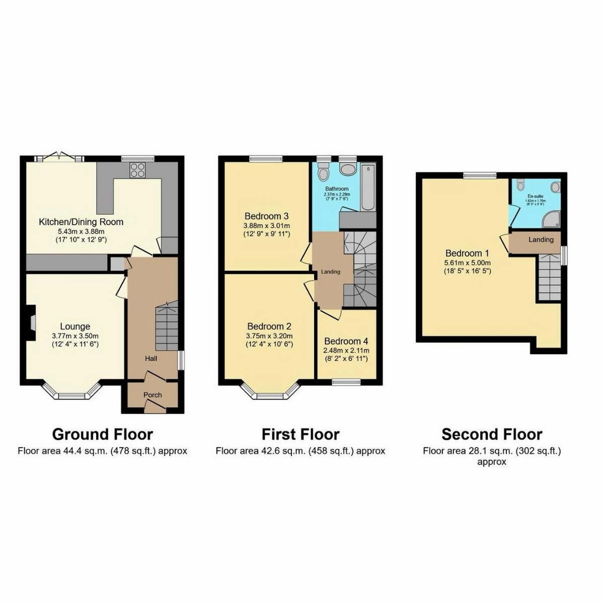 50, Southgate Road, Potters Bar floorplan