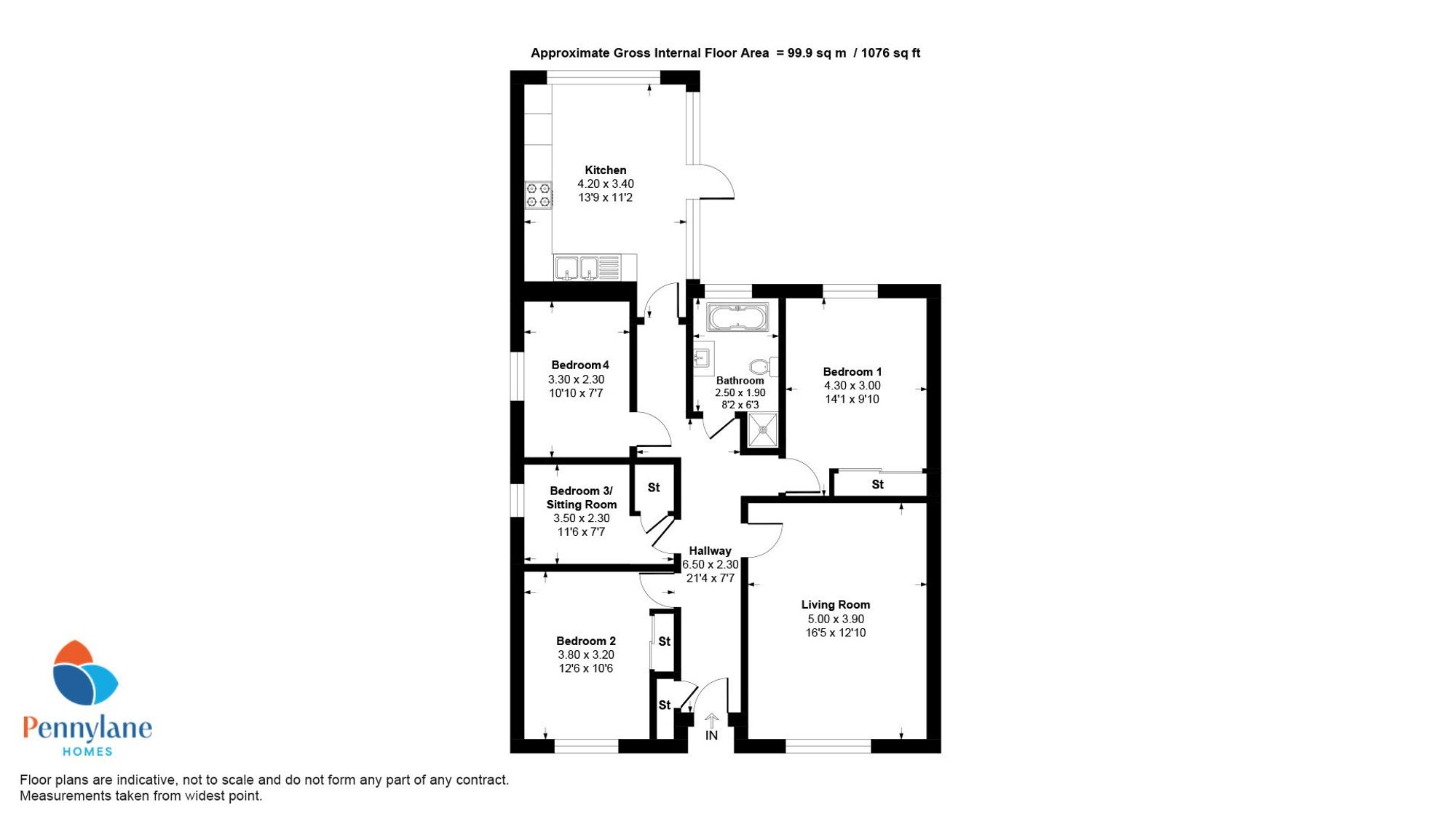 12 Daer Avenue, Renfrew floorplan