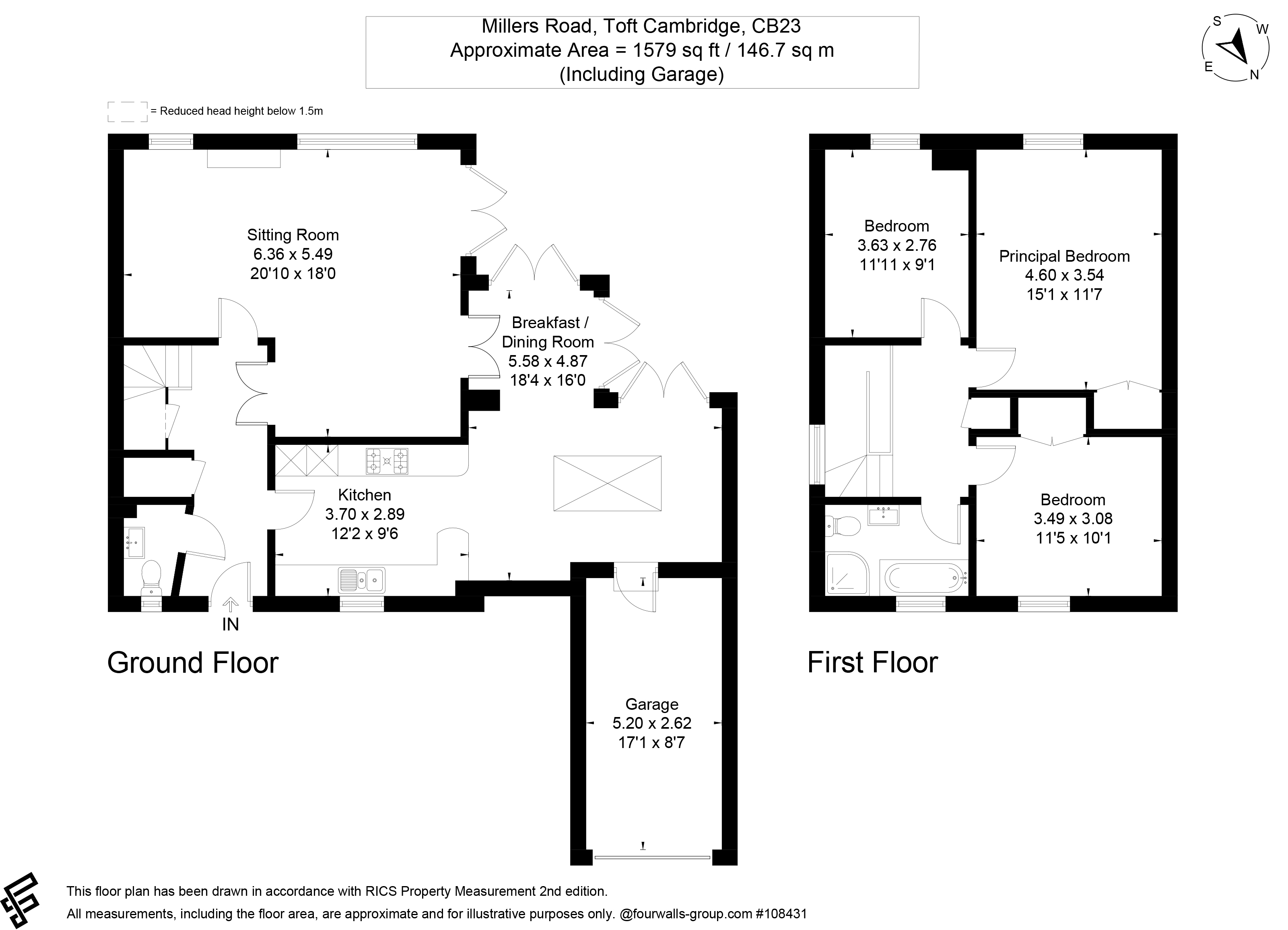 17, Millers Road, Cambridge floorplan
