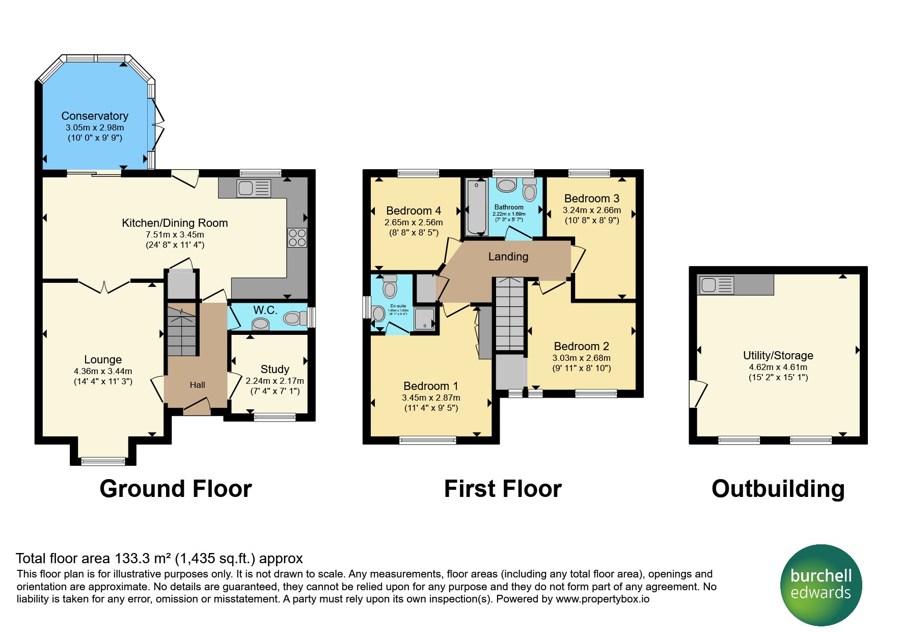 24, Orton Way, BELPER floorplan