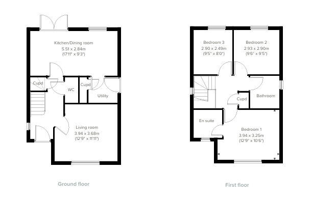 37, Cherry Orchard Drive, Gillingham floorplan