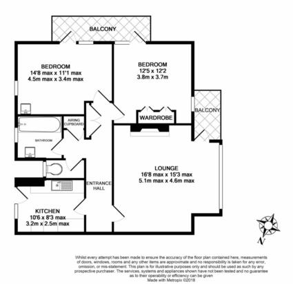 2 Bedrooms Flat to rent in Winchelsea Gardens, Worthing BN11