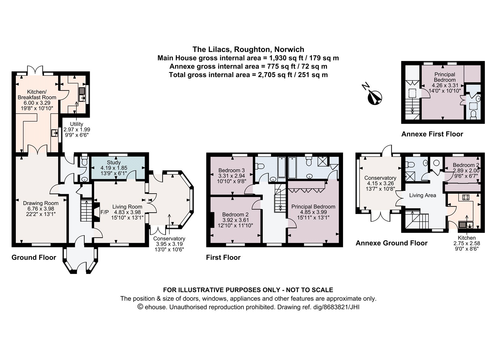The Lilacs,, Chapel Road, Norwich floorplan