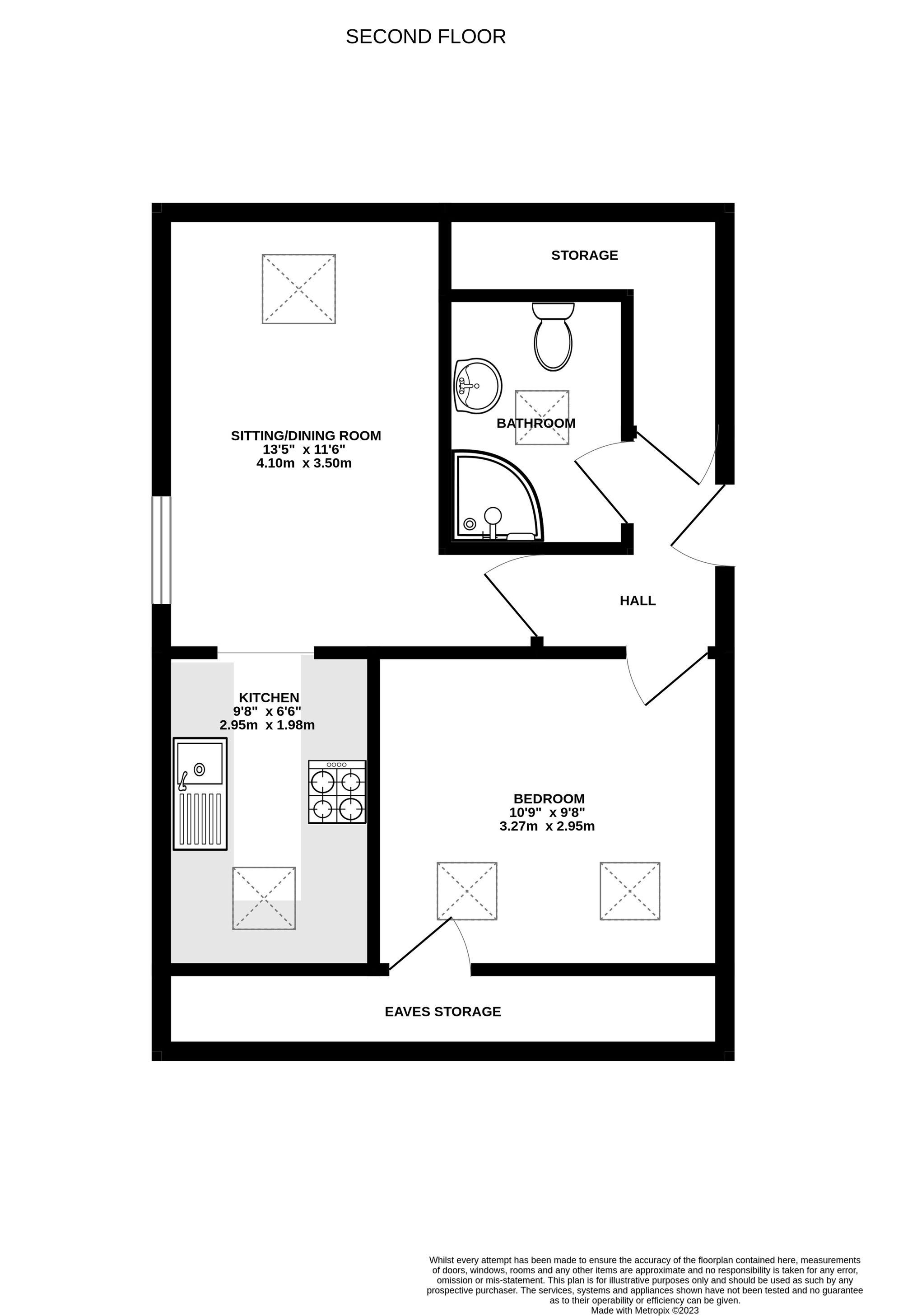 31f Grovehill Road, Redhill floorplan