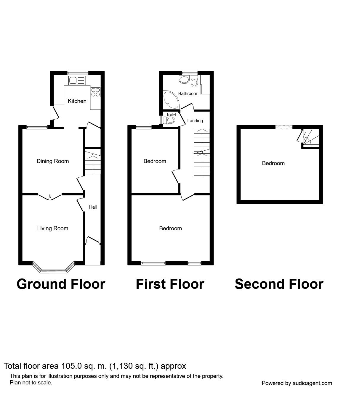 3 Bedrooms Terraced house for sale in Noel Street, Nottingham NG7