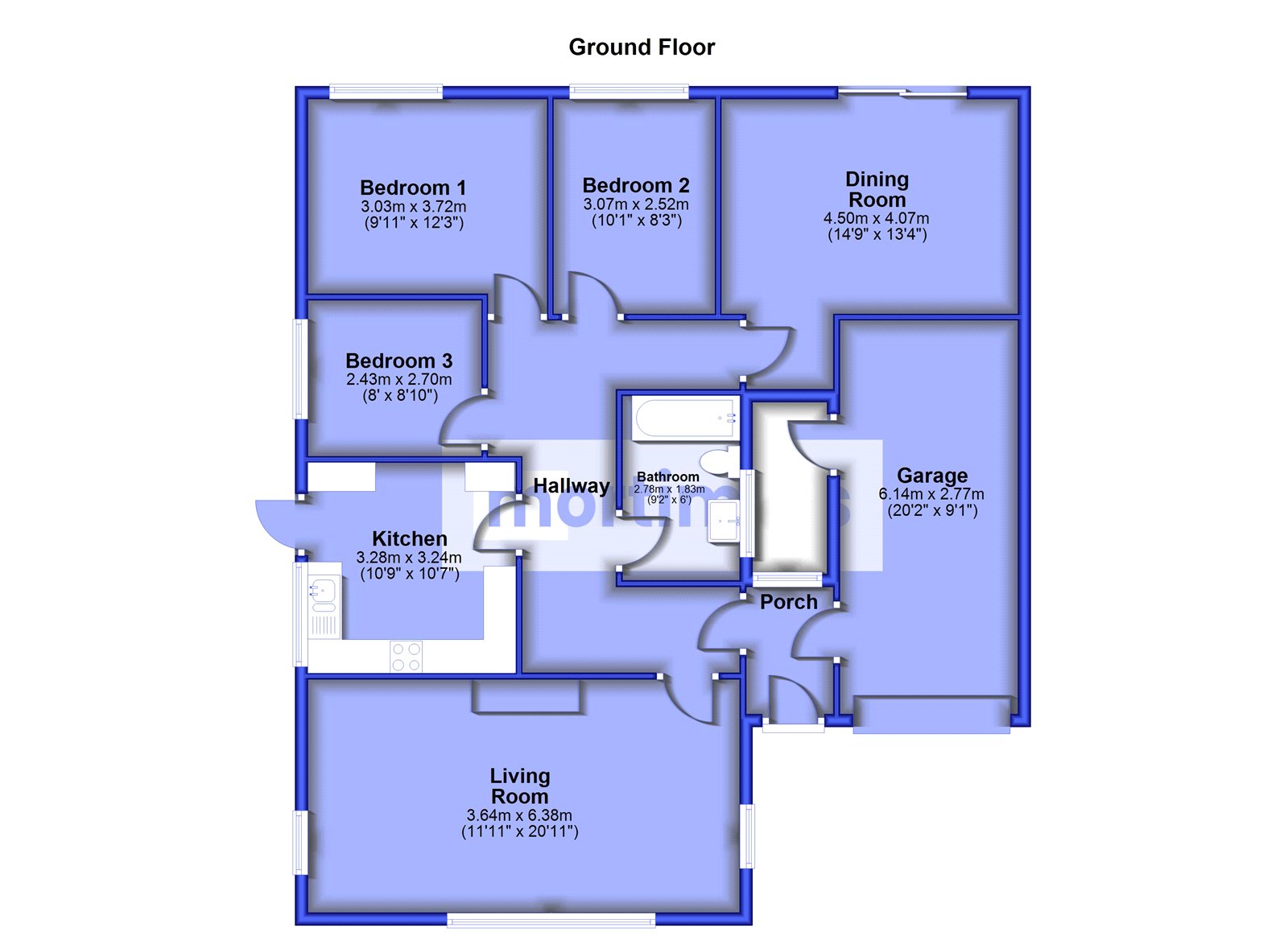 106, Quebec Road, Lancashire floorplan