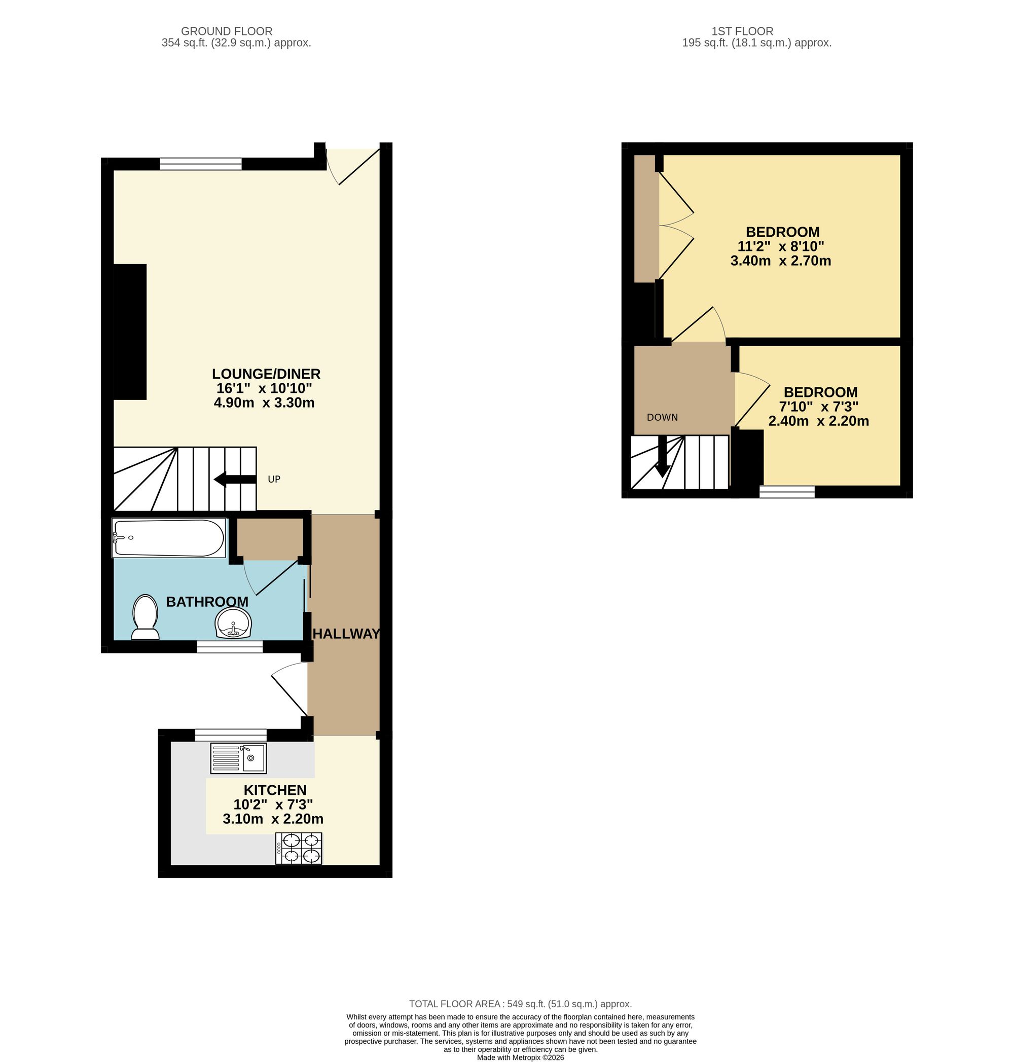 23 North Street, Okehampton floorplan