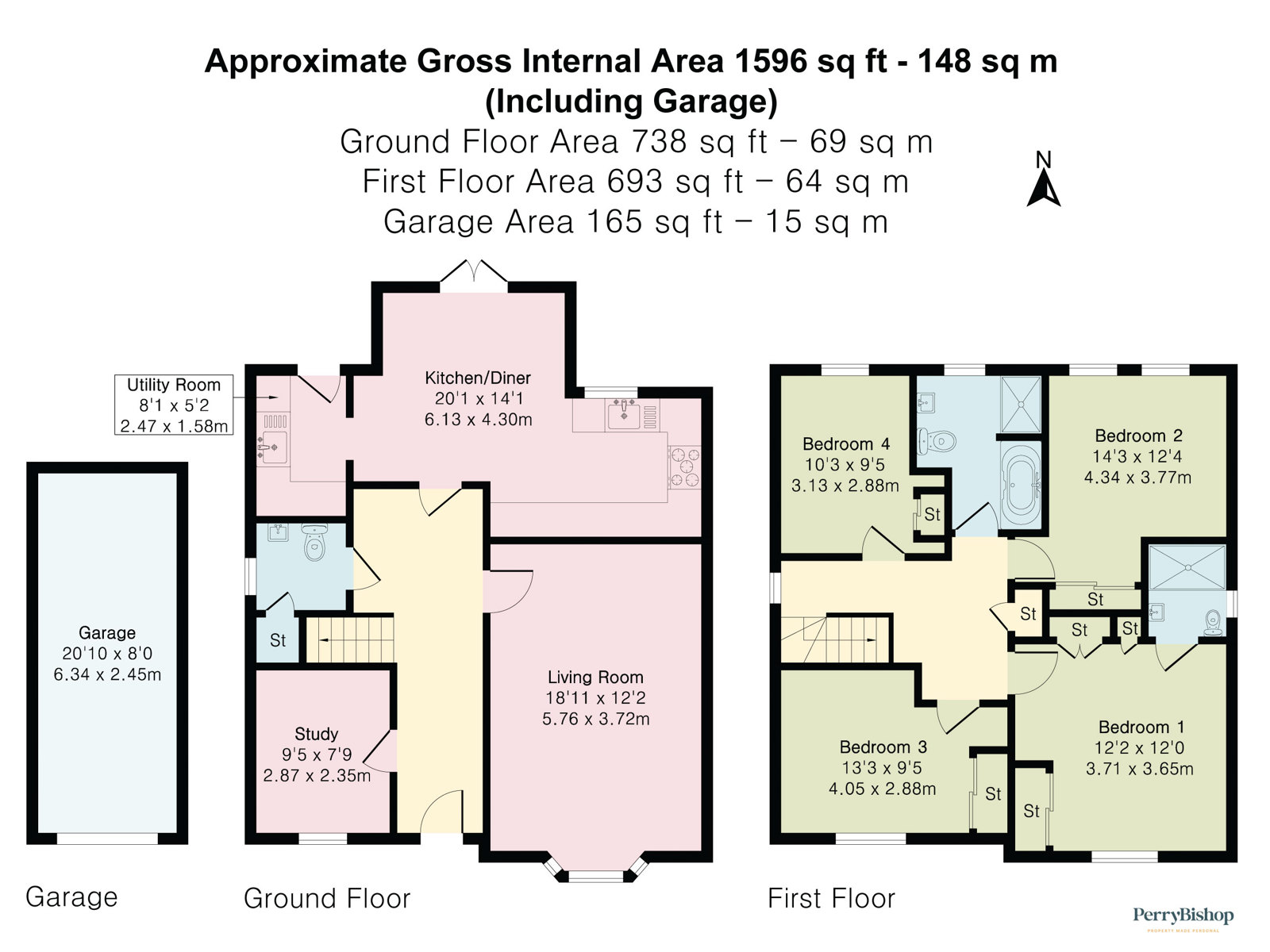 16, Clappen Close, Gloucestershire floorplan