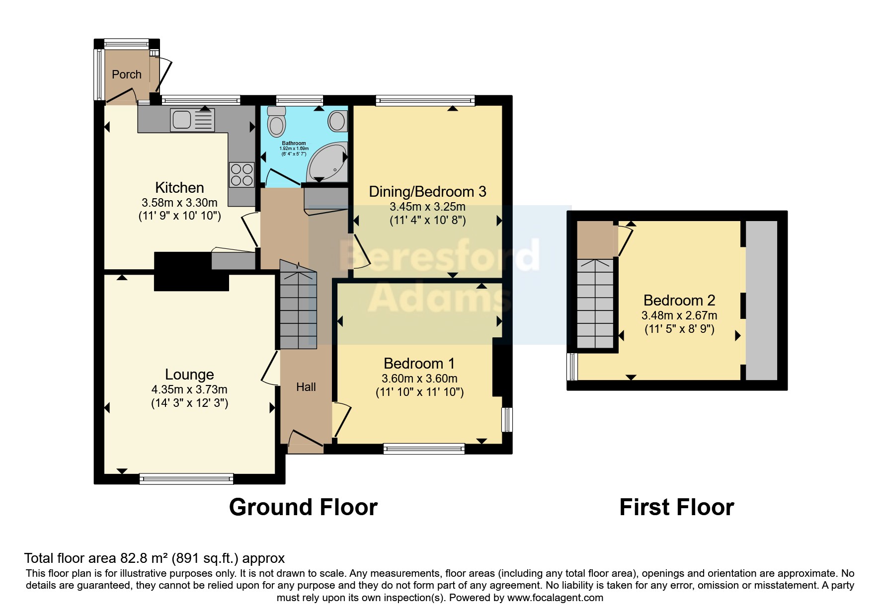 Cartrefle,, London Road, Rhyl floorplan