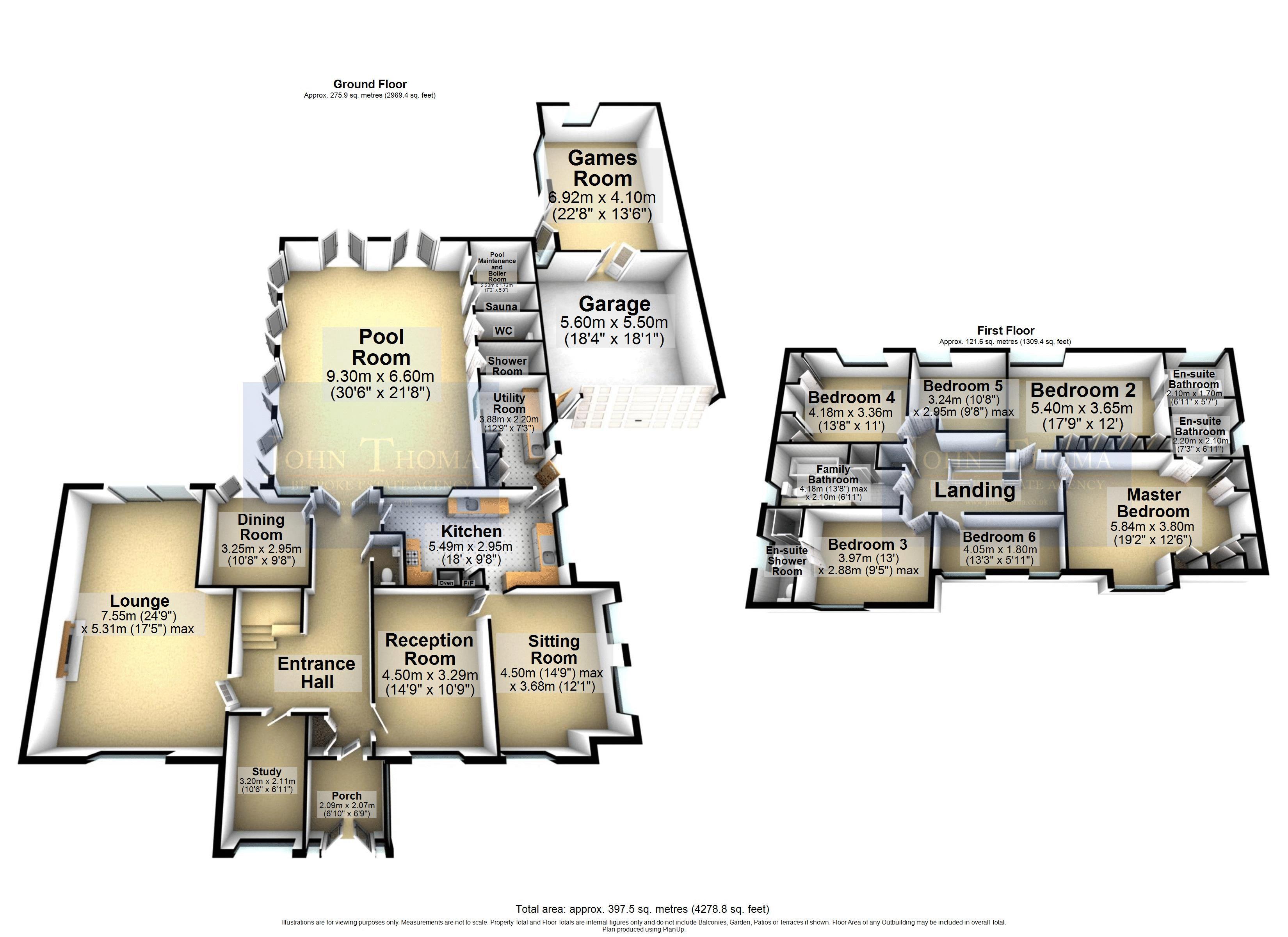 71, Manor Road, Chigwell floorplan