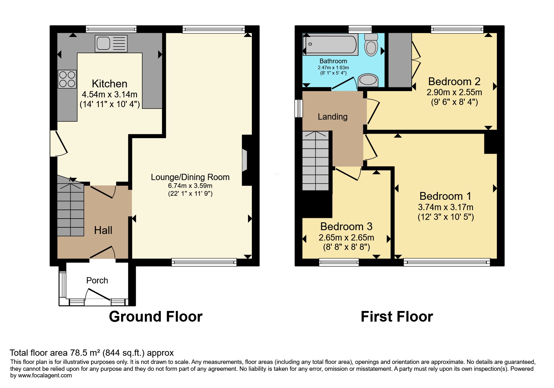 74, Springfield Road, Biddulph, Stoke-on-trent floorplan