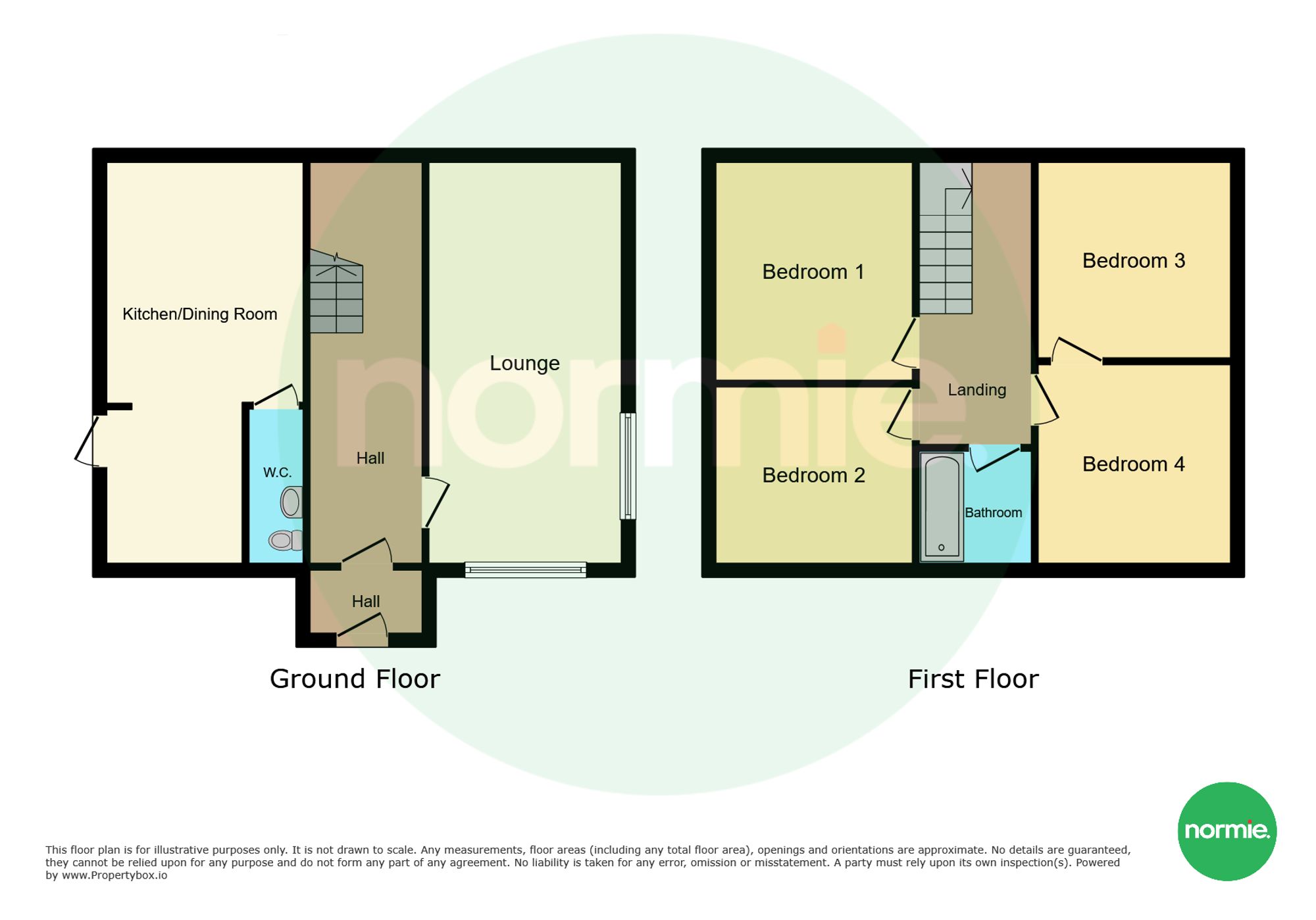 25 Rhodes Drive, Bury floorplan