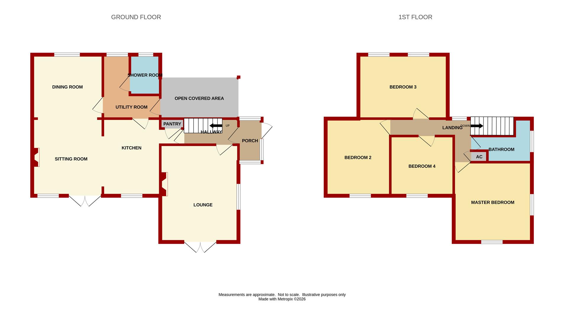 Oak Tree Villa, Gloucester Road, Newent floorplan