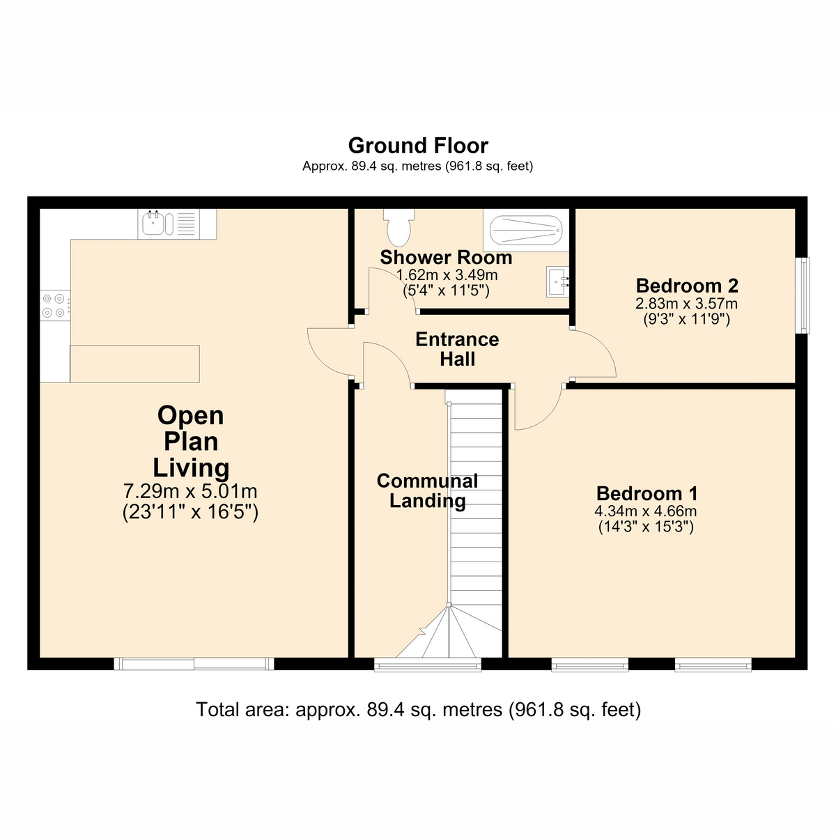 Albert Road, Plymouth floorplan