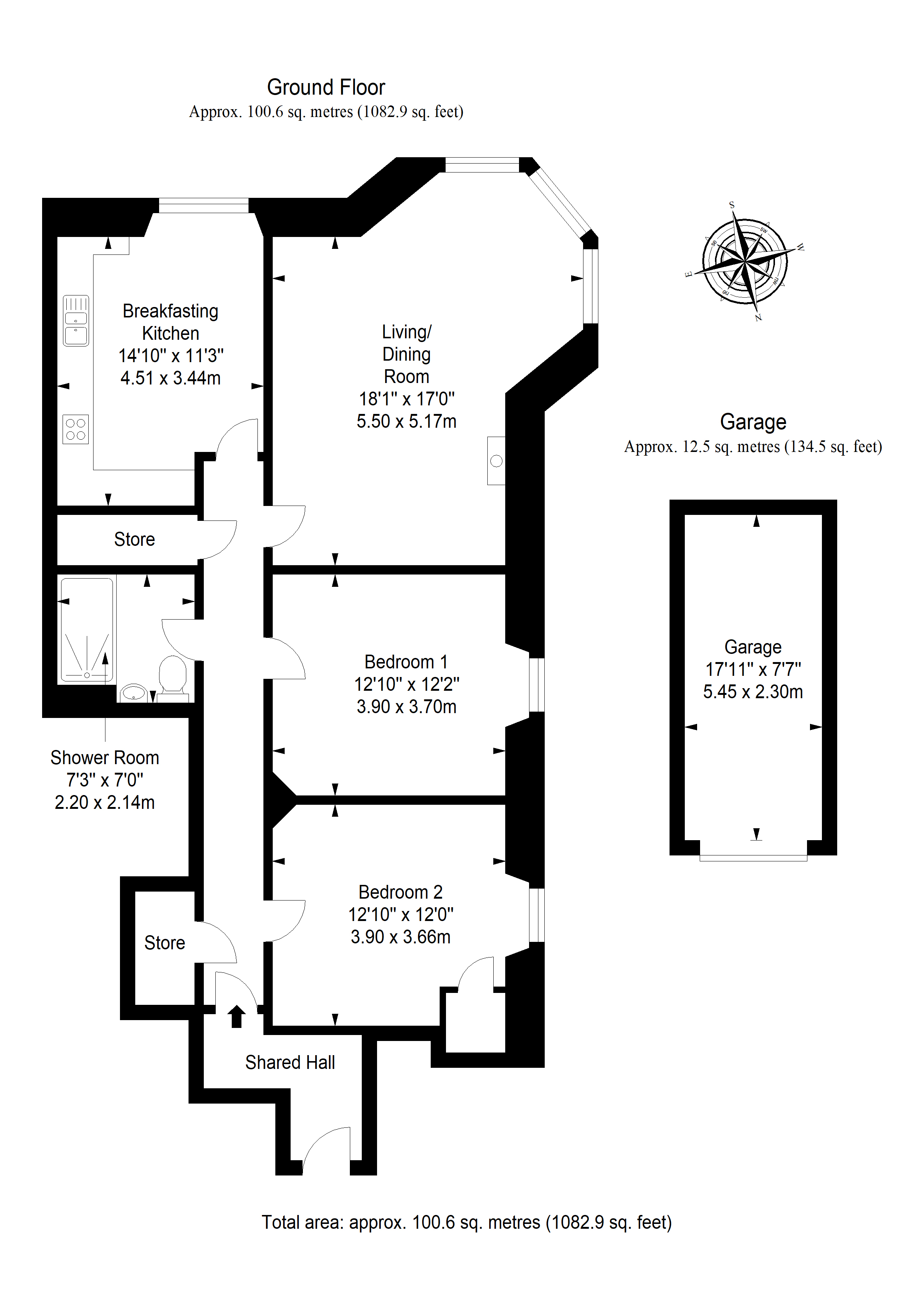 14, Victoria Road, Lundin Links floorplan