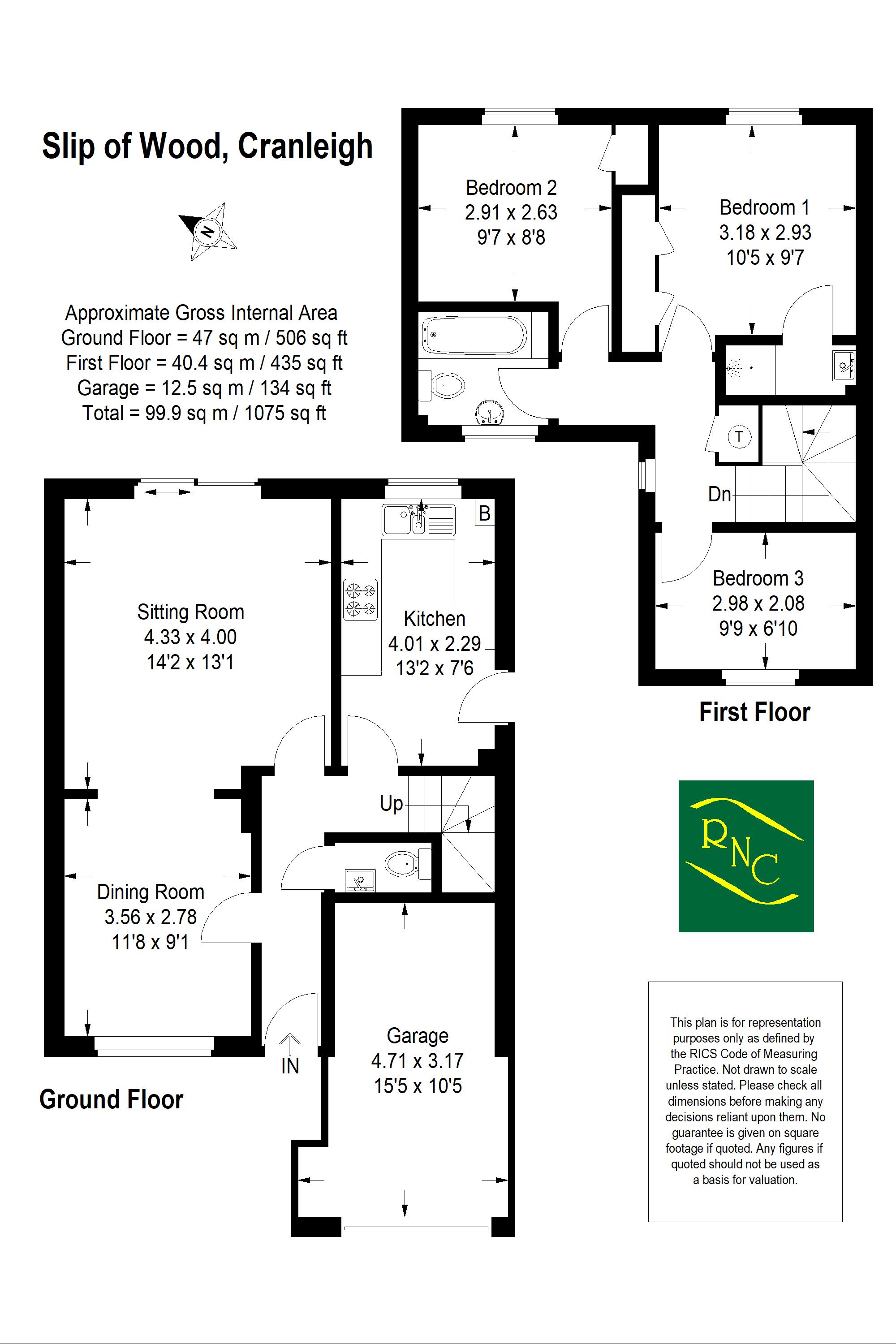 3 Bedrooms Detached house for sale in Slip Of Wood, Cranleigh GU6