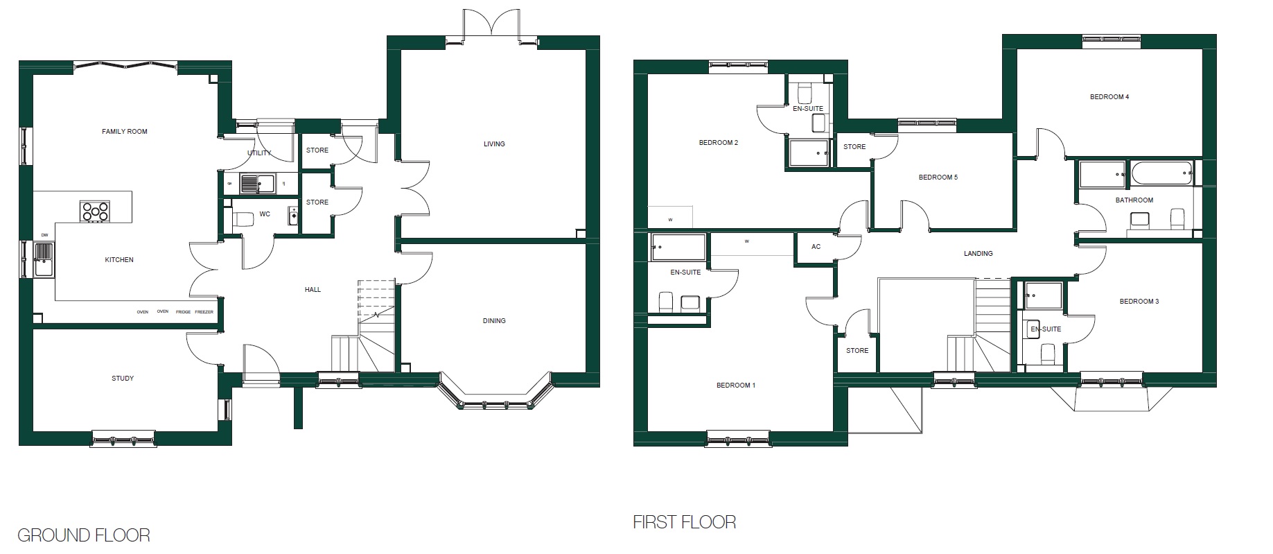 The Moreton, Plot 44, Ampney Meadows, Cirencester floorplan