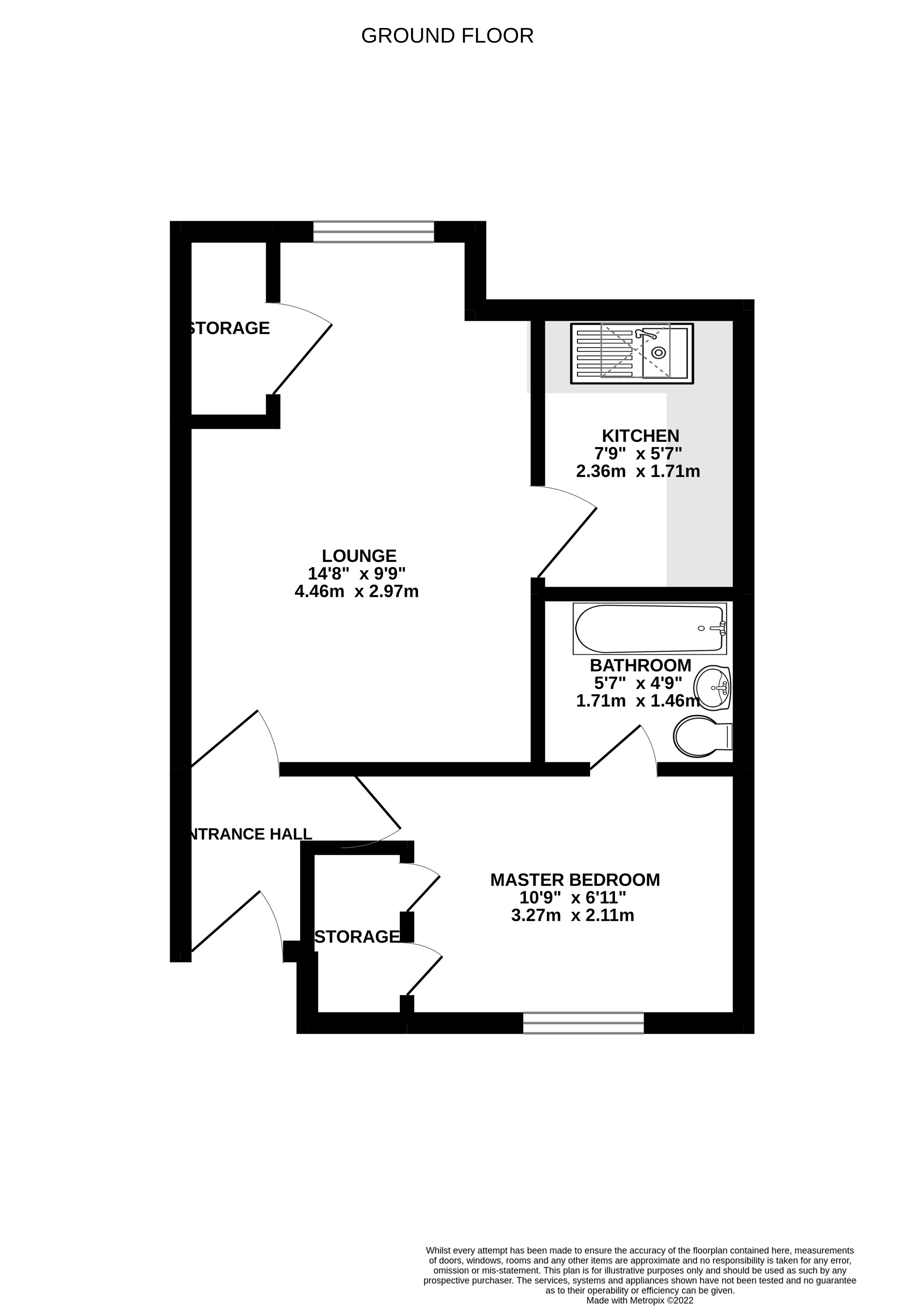 Flat 12, Kestrel House, Weydon Lane, Surrey floorplan