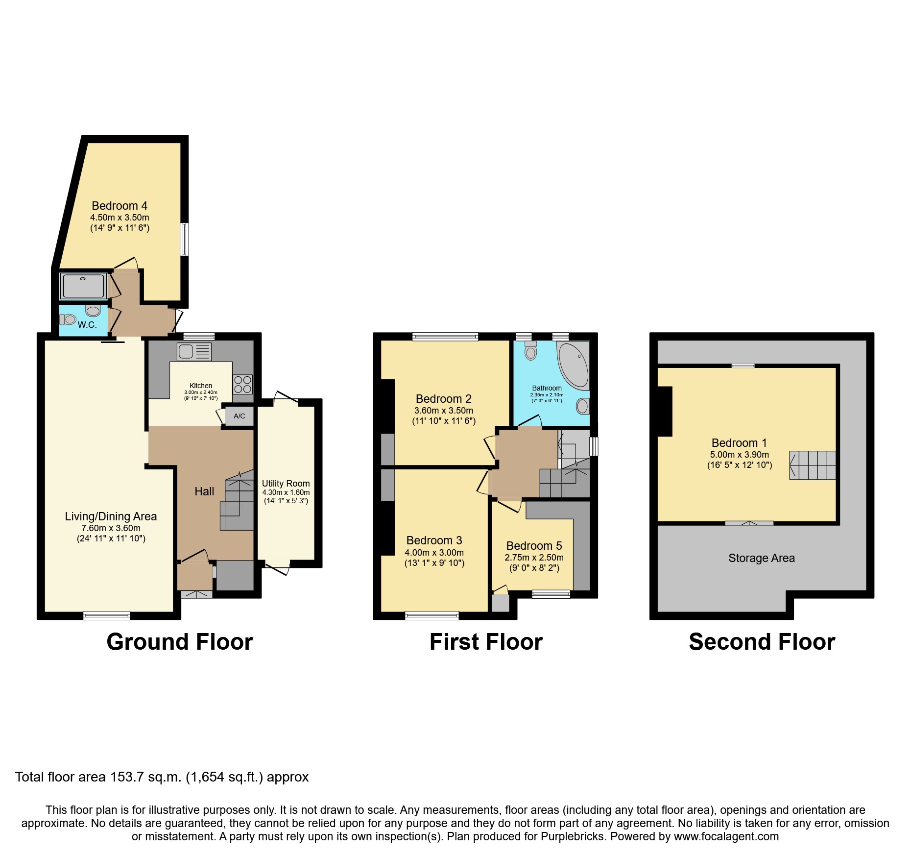 5, Redmarle Road, Leicester floorplan