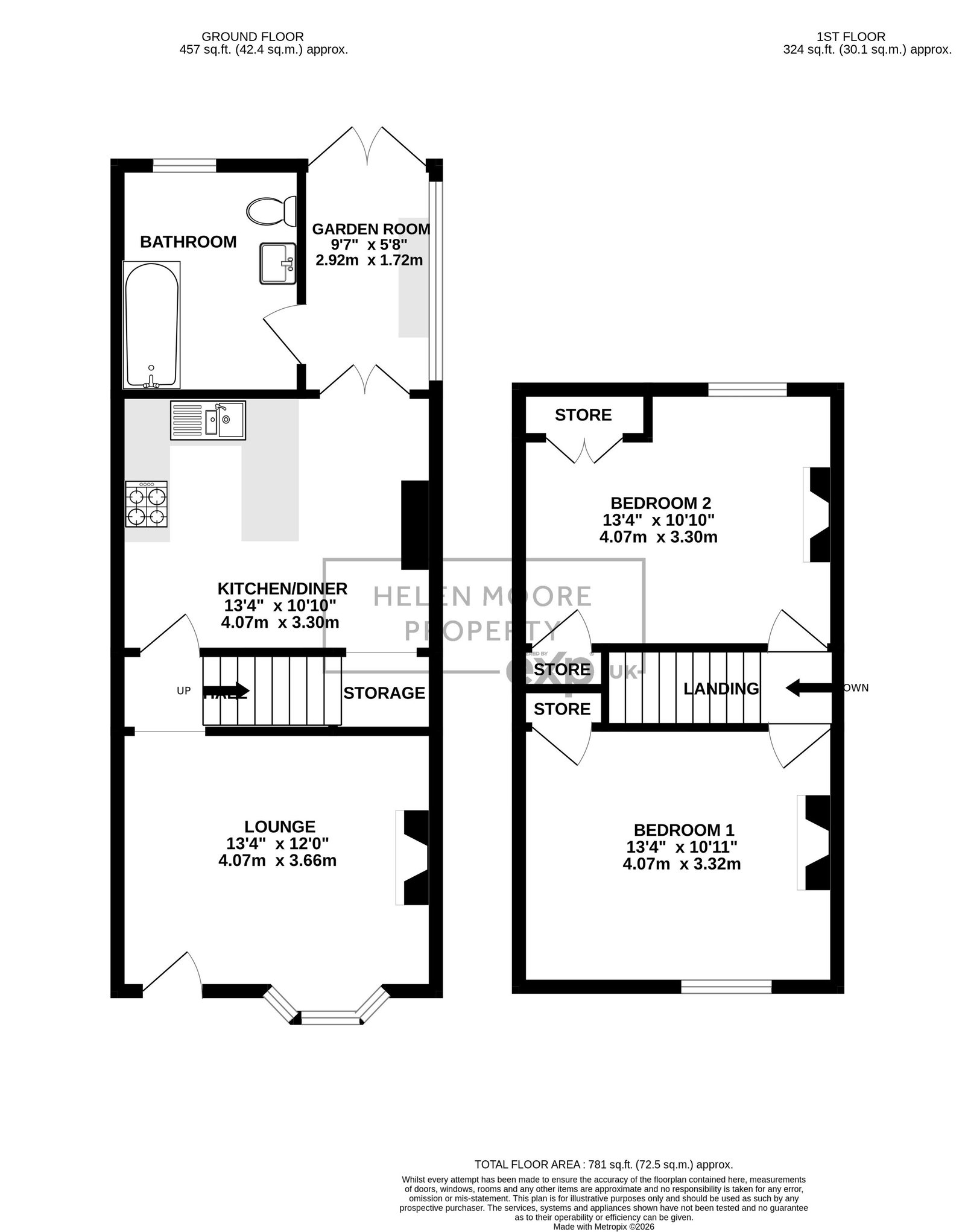 7, Glenmore Avenue, Plymouth floorplan