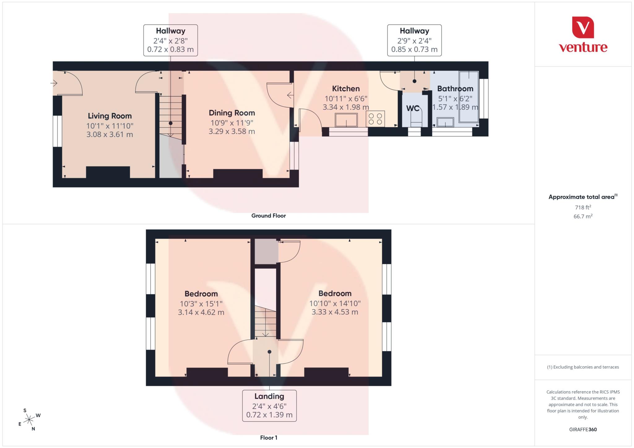 66, Ashton Road, Luton floorplan