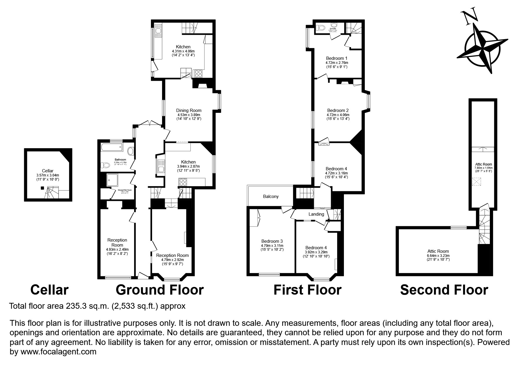 Old Saddlers, 33, Witney Street, Oxfordshire floorplan