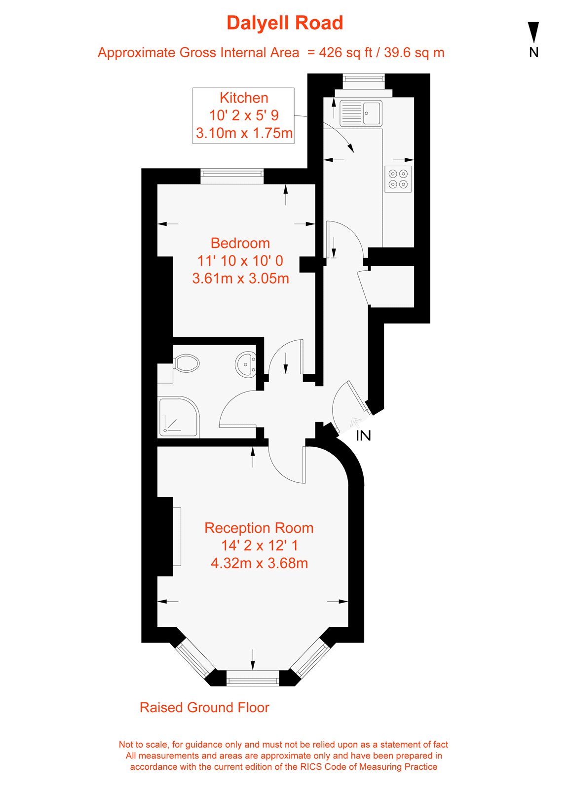 Dalyell Road, London floorplan