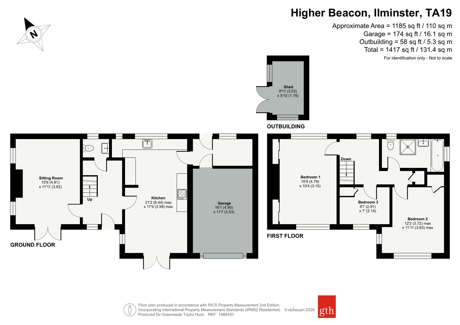 20, Higher Beacon, Ilminster floorplan