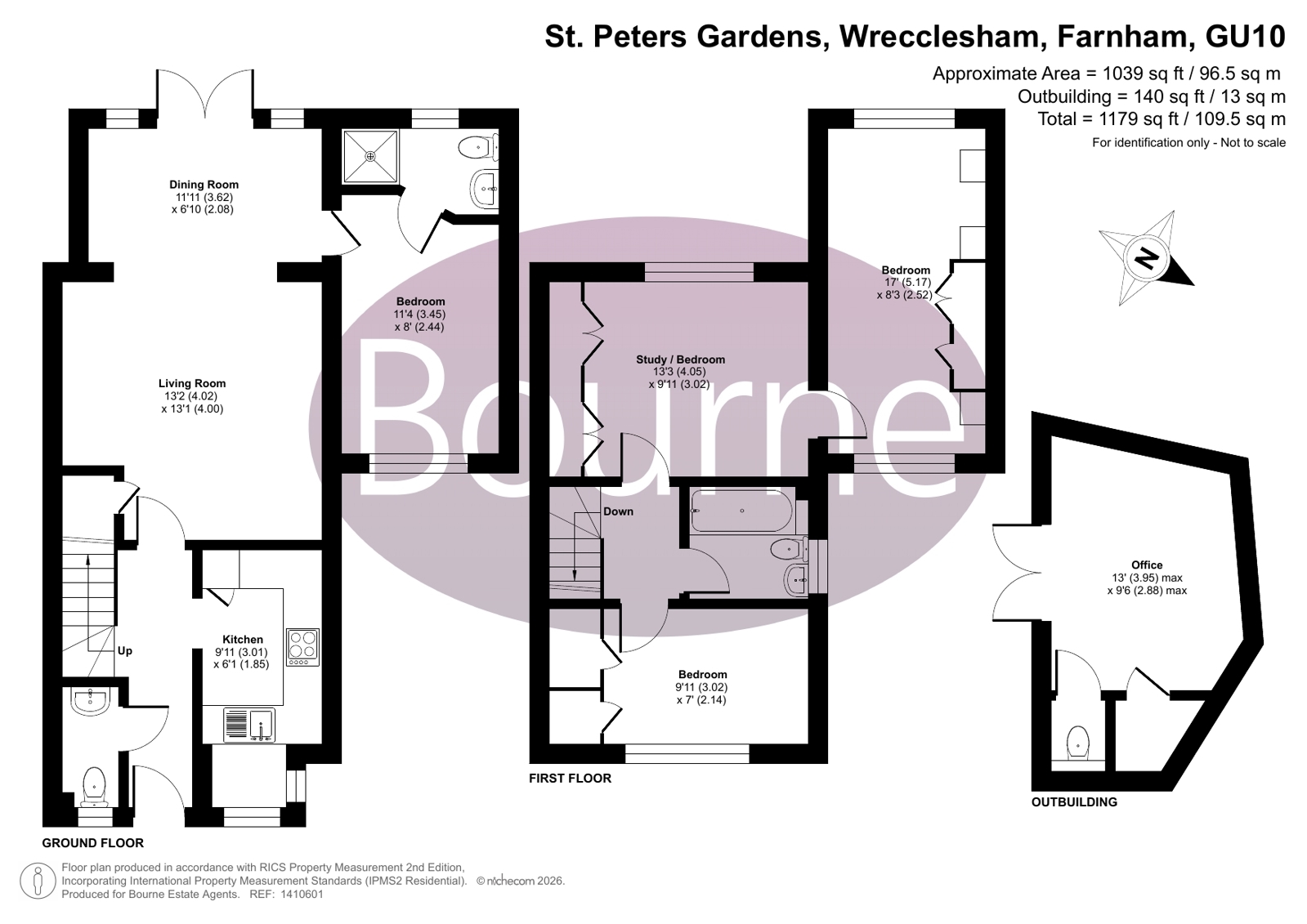 21a, St. Peters Gardens, Farnham floorplan