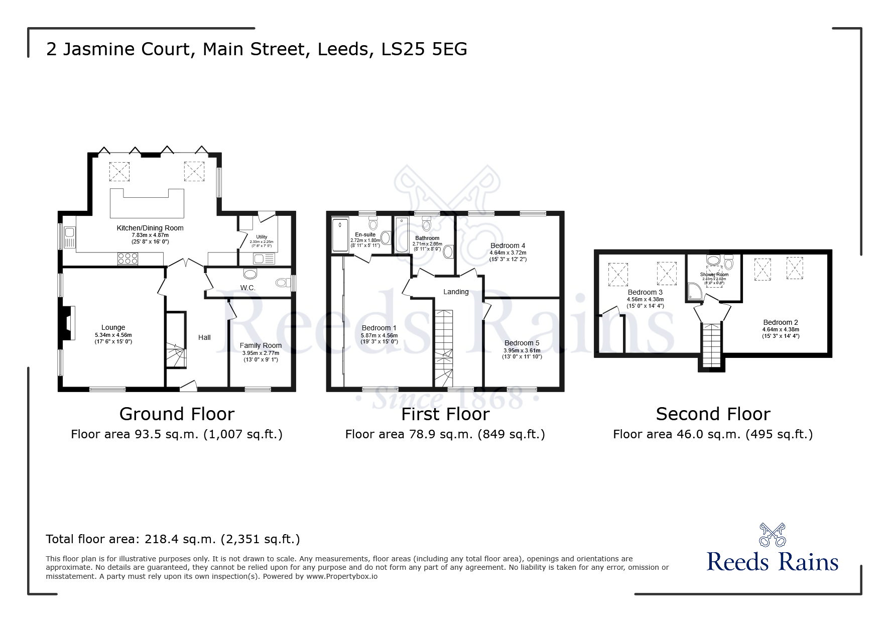 2 Jasmine Court,, Main Street, Leeds floorplan