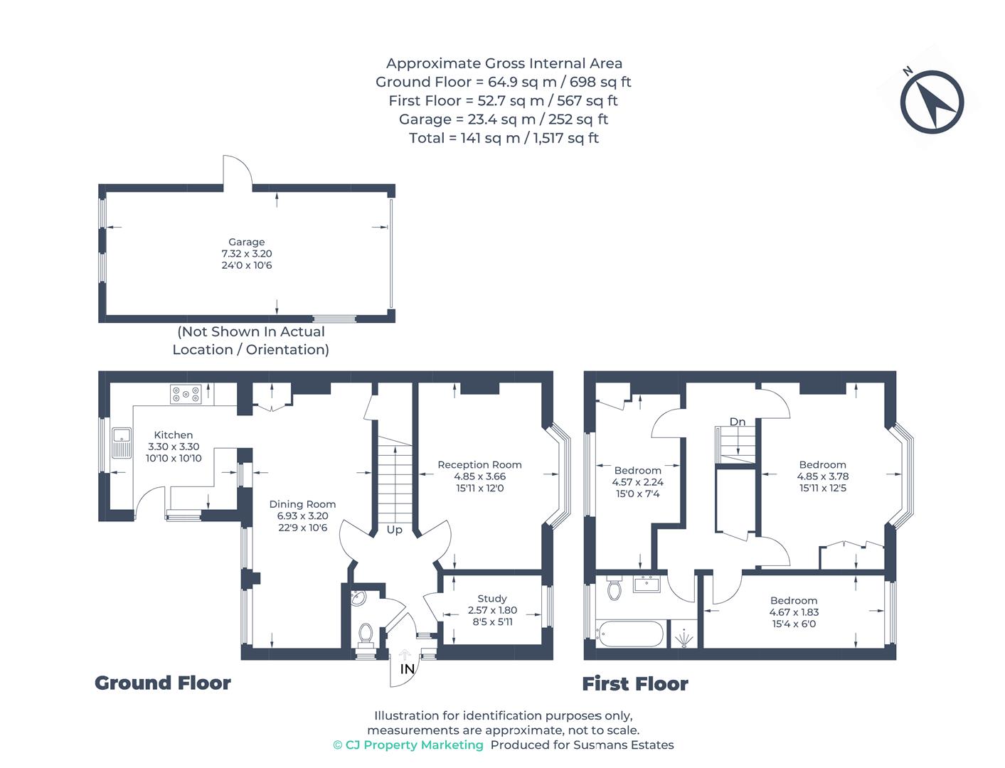 72, Loom Lane, Radlett floorplan