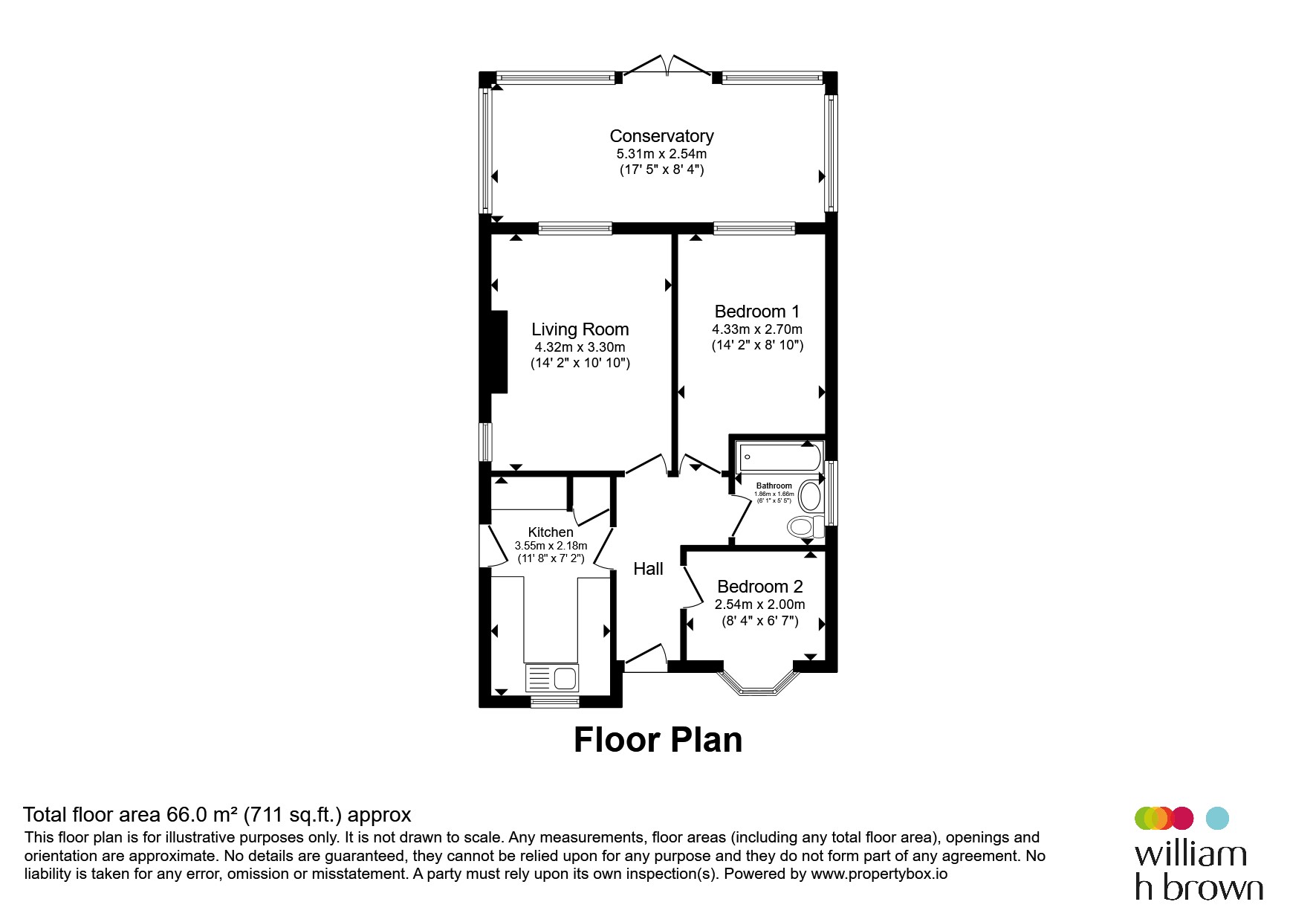 6, Horseshoe Close, Sheffield floorplan