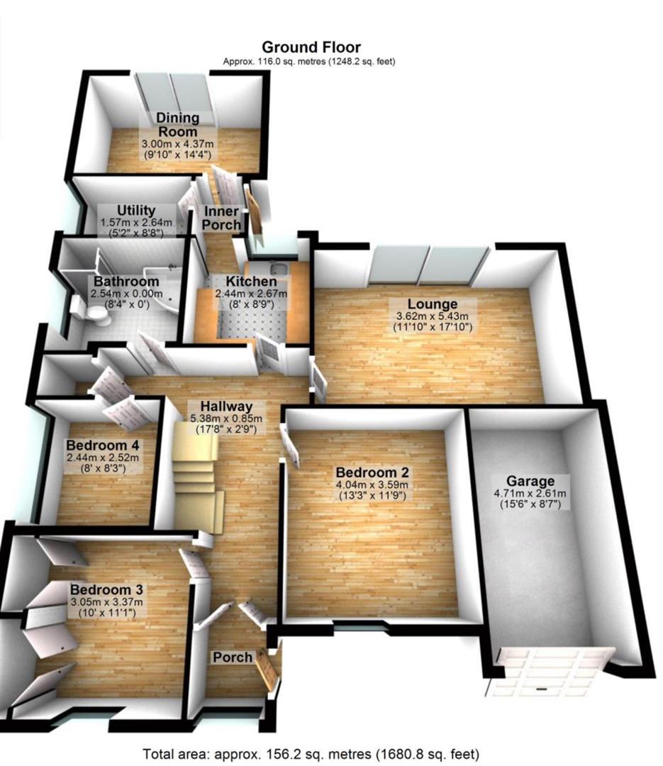 66, Ivydene Road, Ivybridge floorplan