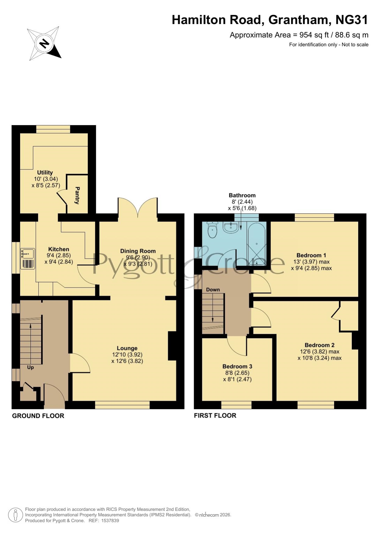 Hamilton Road, Grantham floorplan