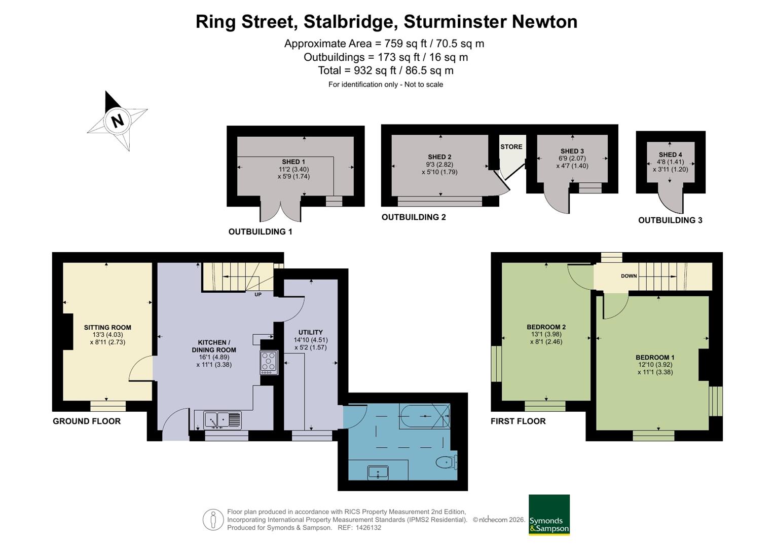 Springfield, Ring Street, Sturminster Newton floorplan