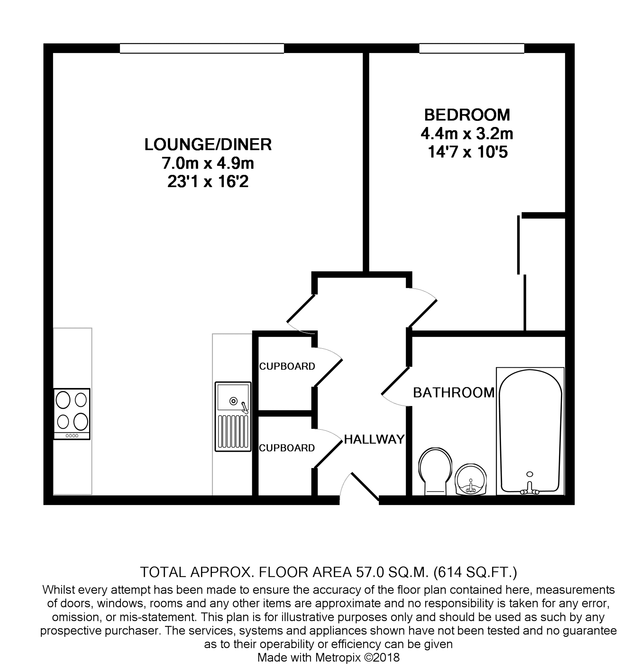 1 Bedrooms Flat to rent in Park Street, Ashford TN24