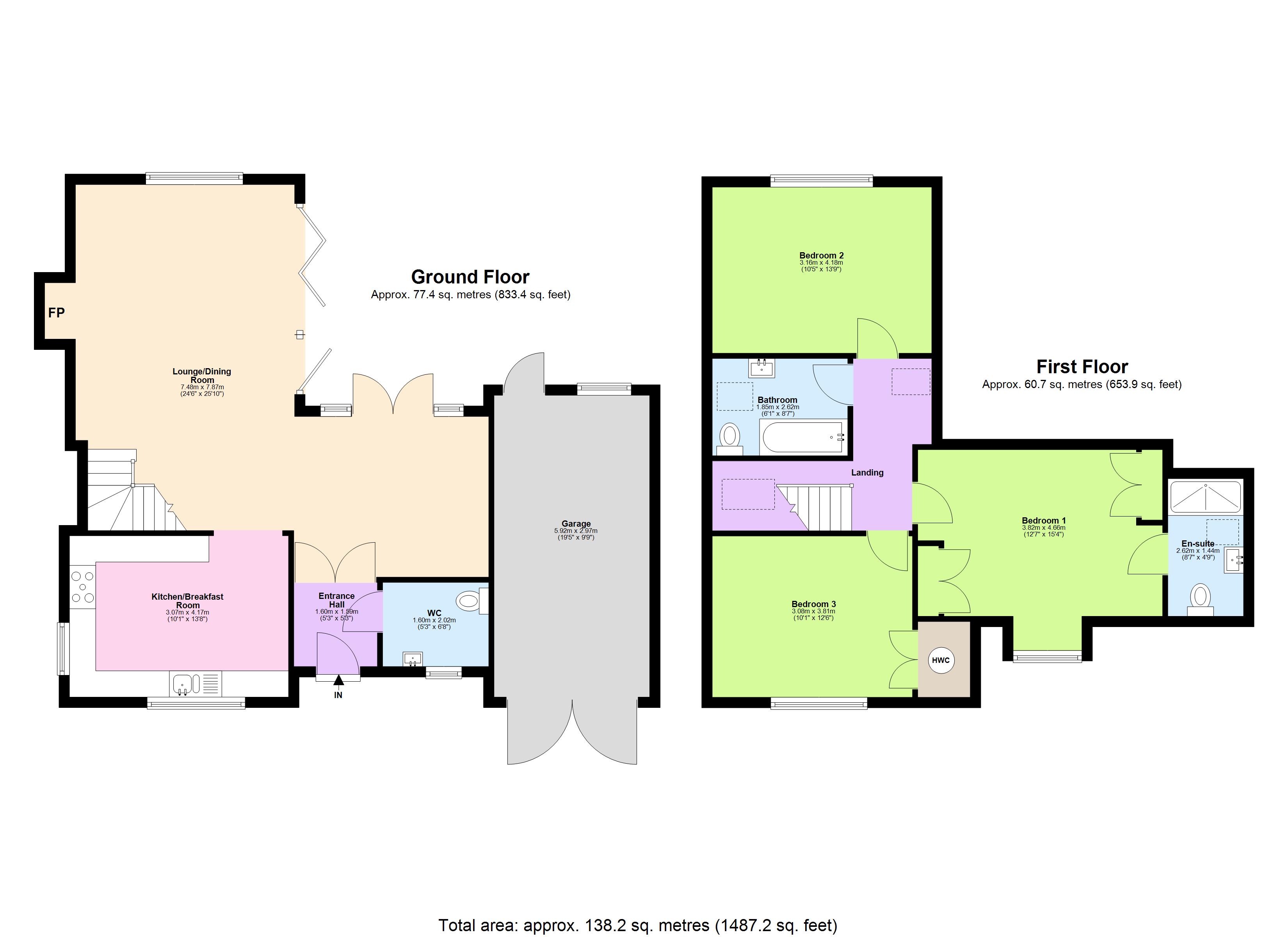 1, Greenhill View, Tilsworth floorplan