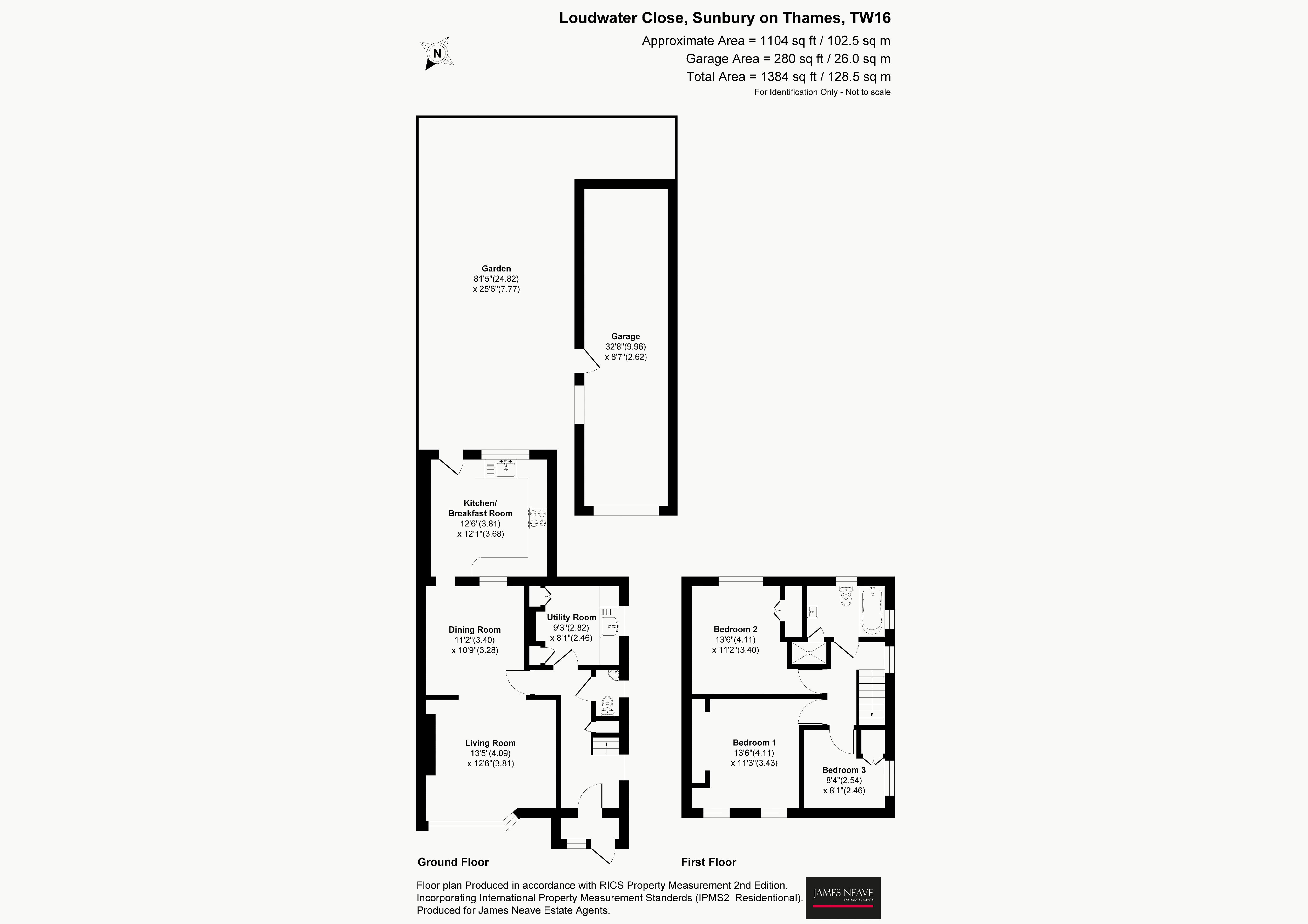 8, Loudwater Close, Sunbury-On-Thames floorplan