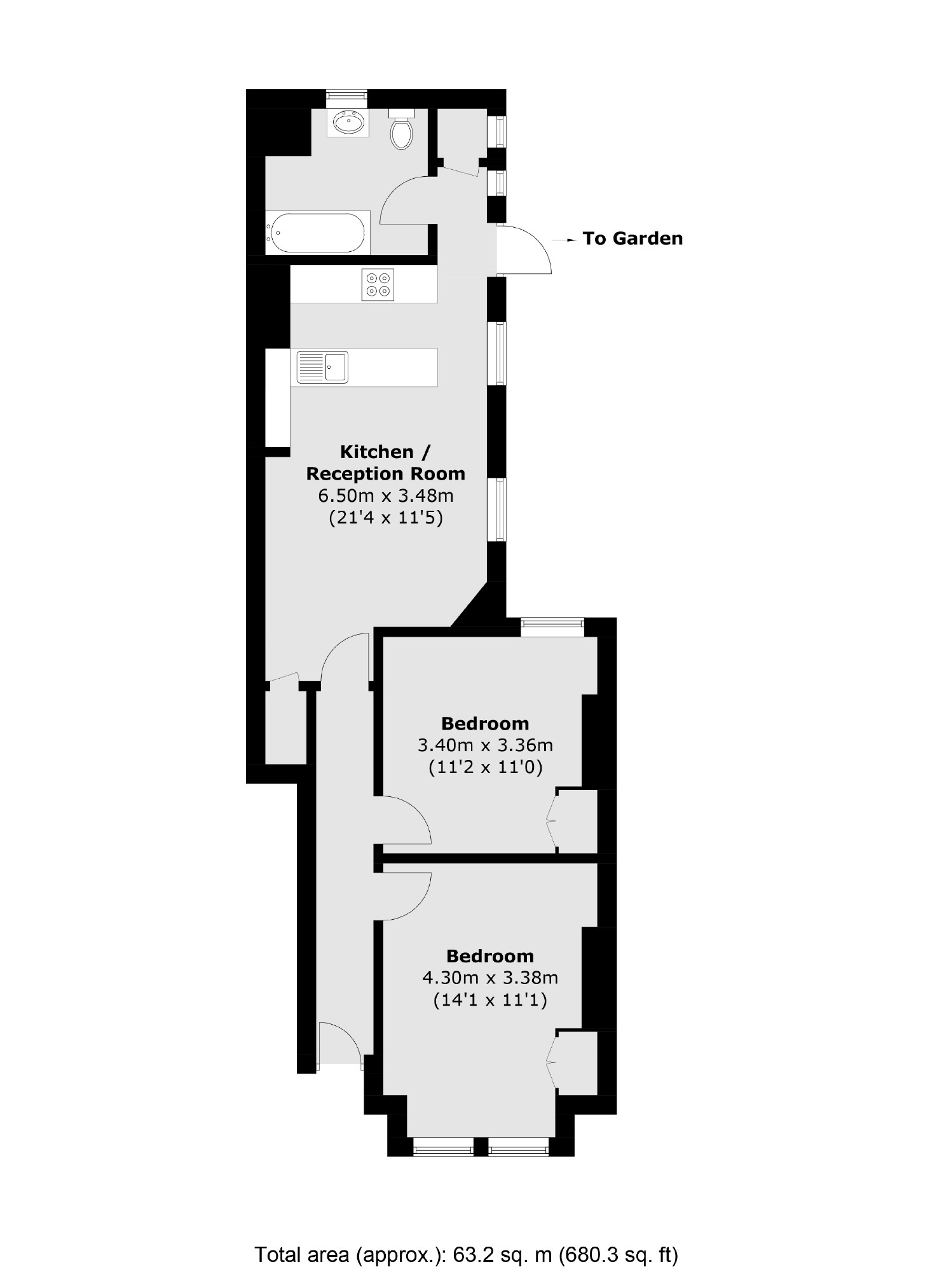 18, Sellincourt Road, London floorplan