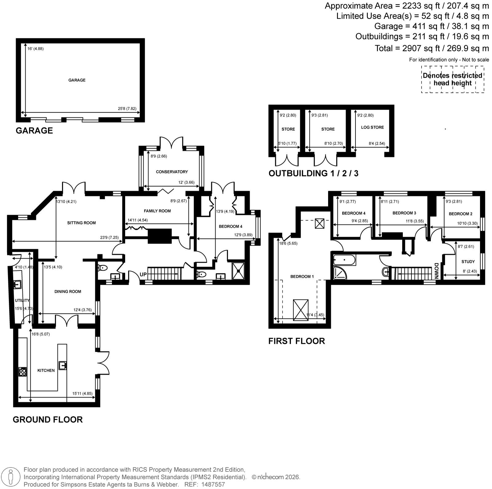 Echo Barn Cottage,, Echo Barn Lane, Farnham floorplan