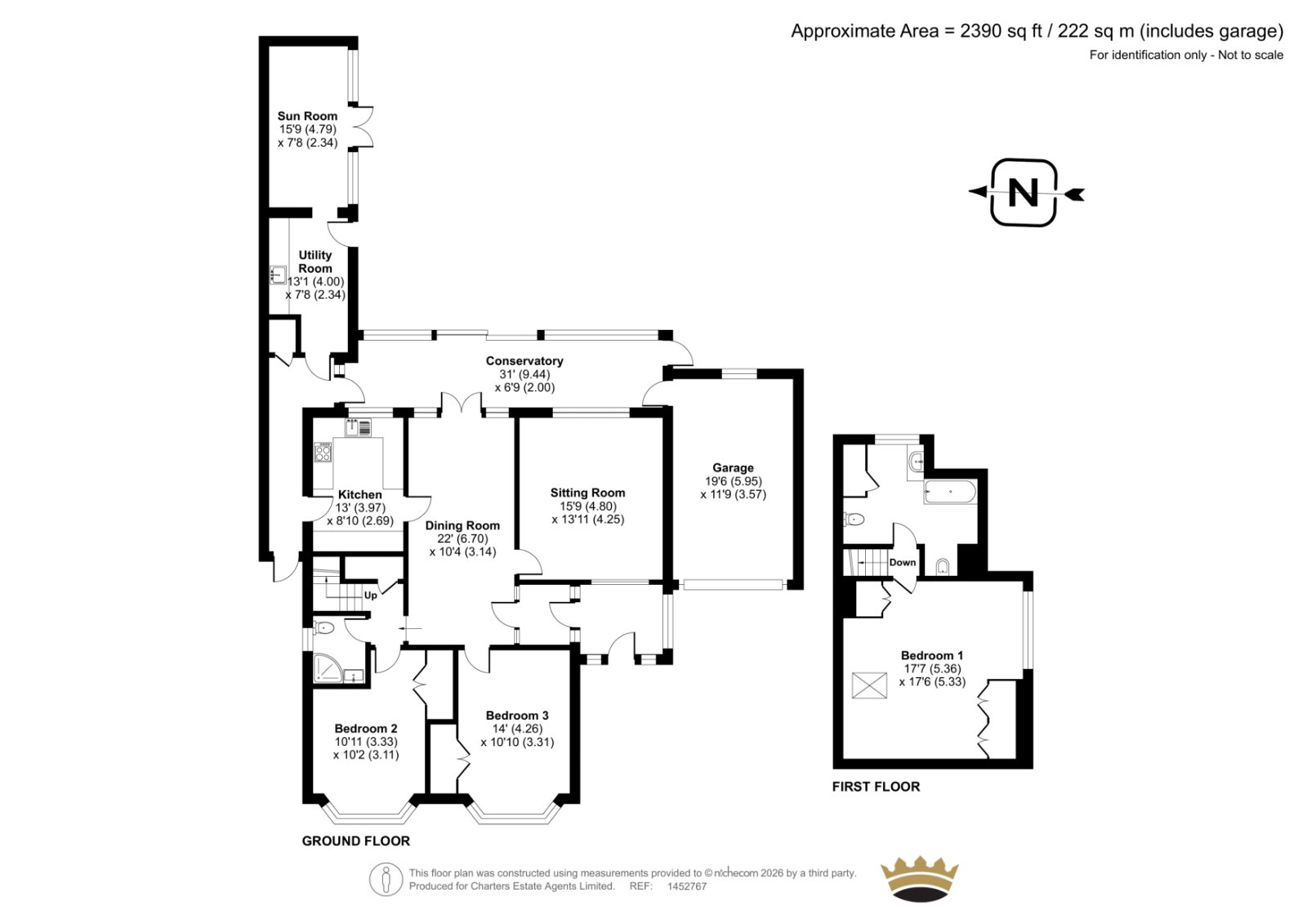 80, Chute Avenue, Worthing floorplan