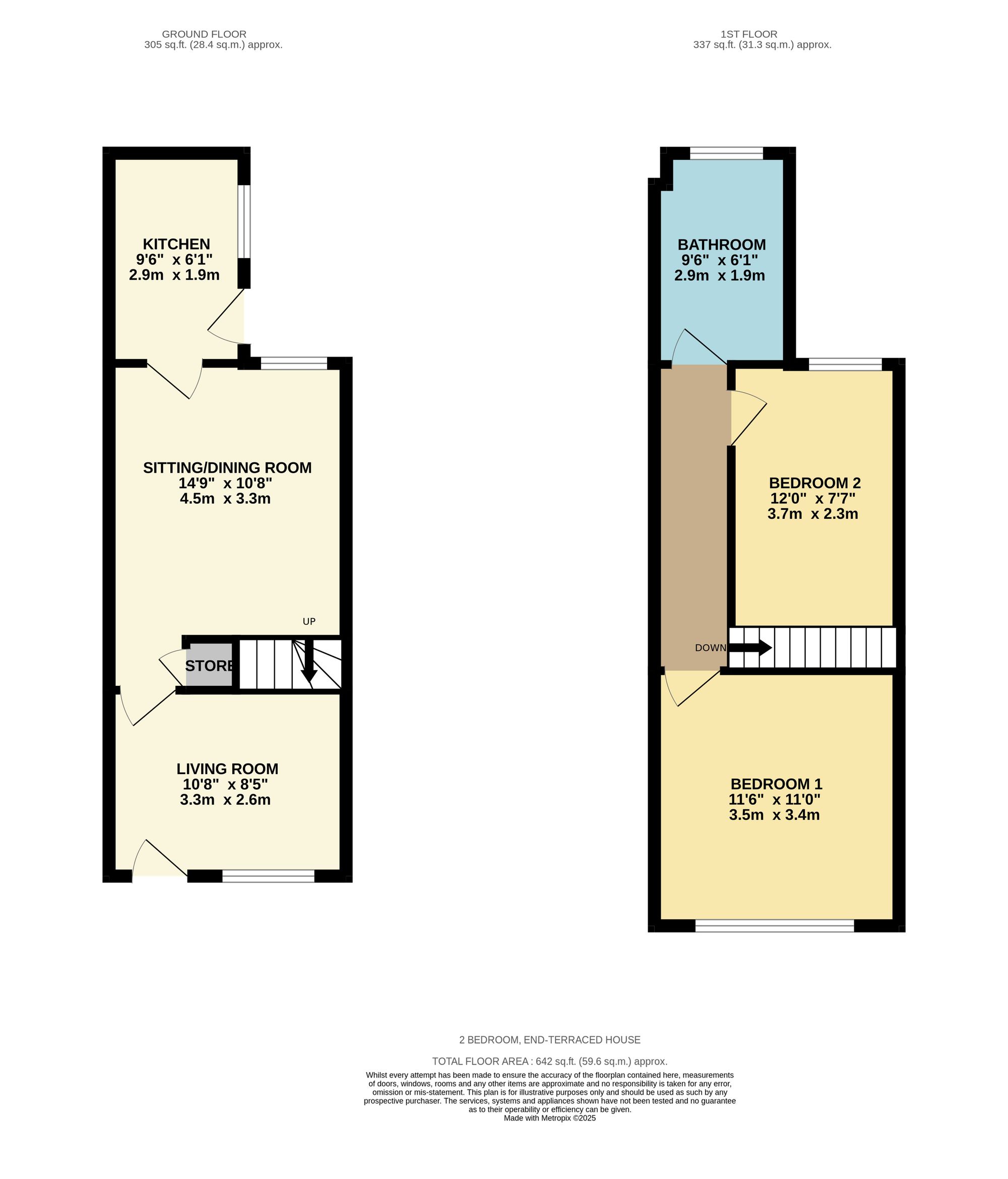 215 Western Road, Leicester floorplan