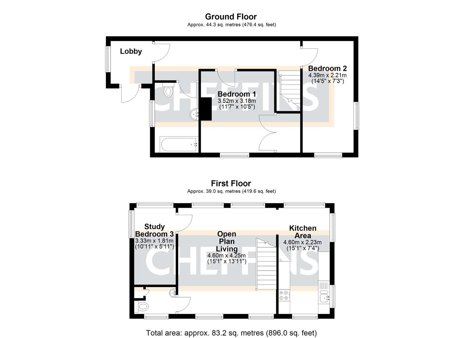14-16, Deacons Lane, Ely floorplan