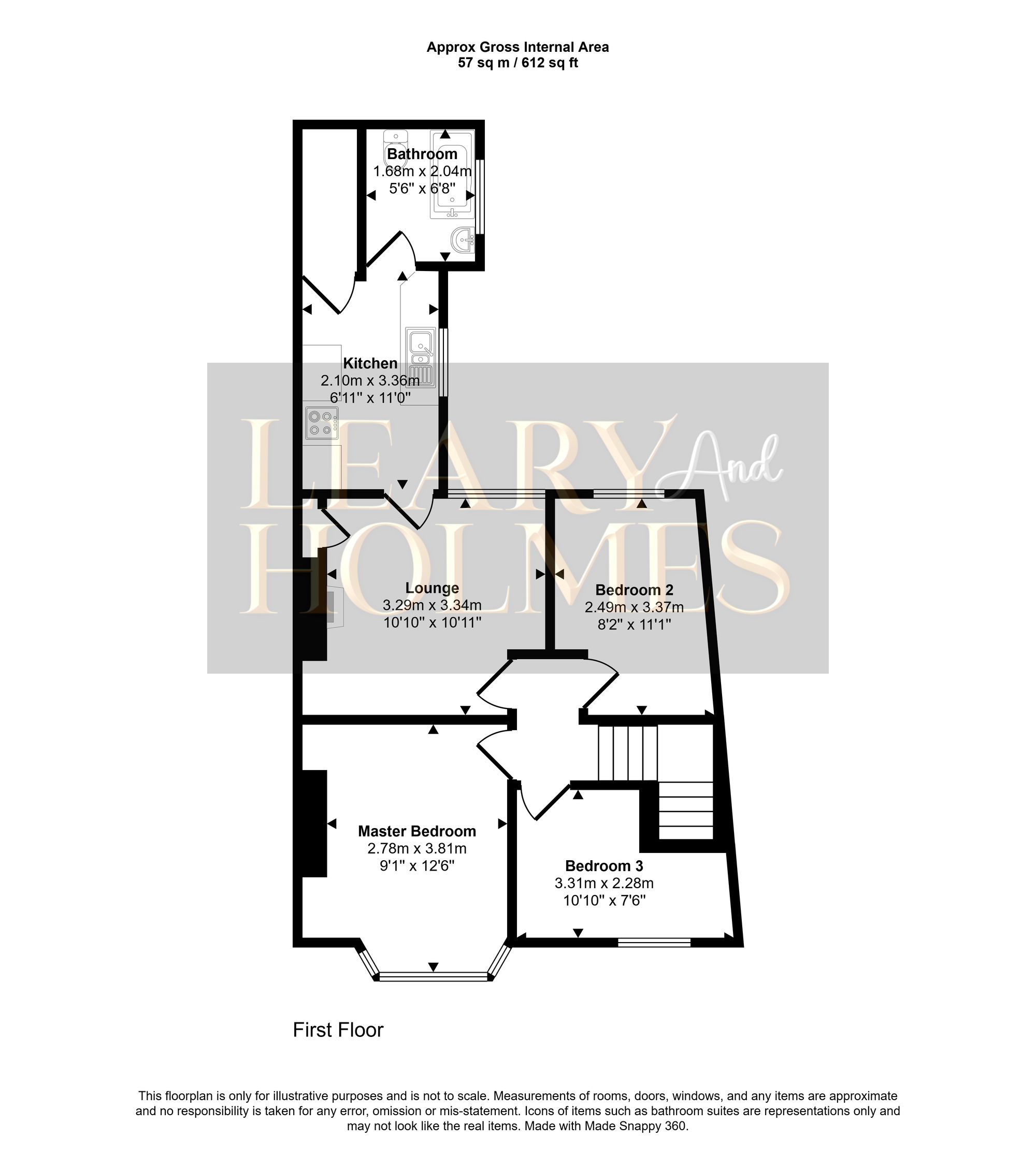86 Frobisher Street, Tyne & Wear floorplan