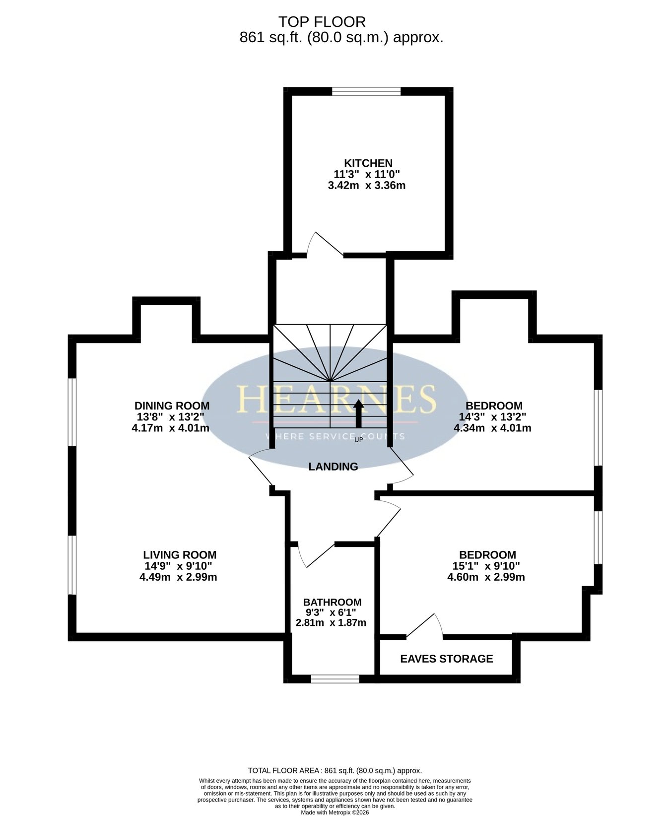 Flat 8, Seigan Court, Hawkwood Road, Bournemouth floorplan