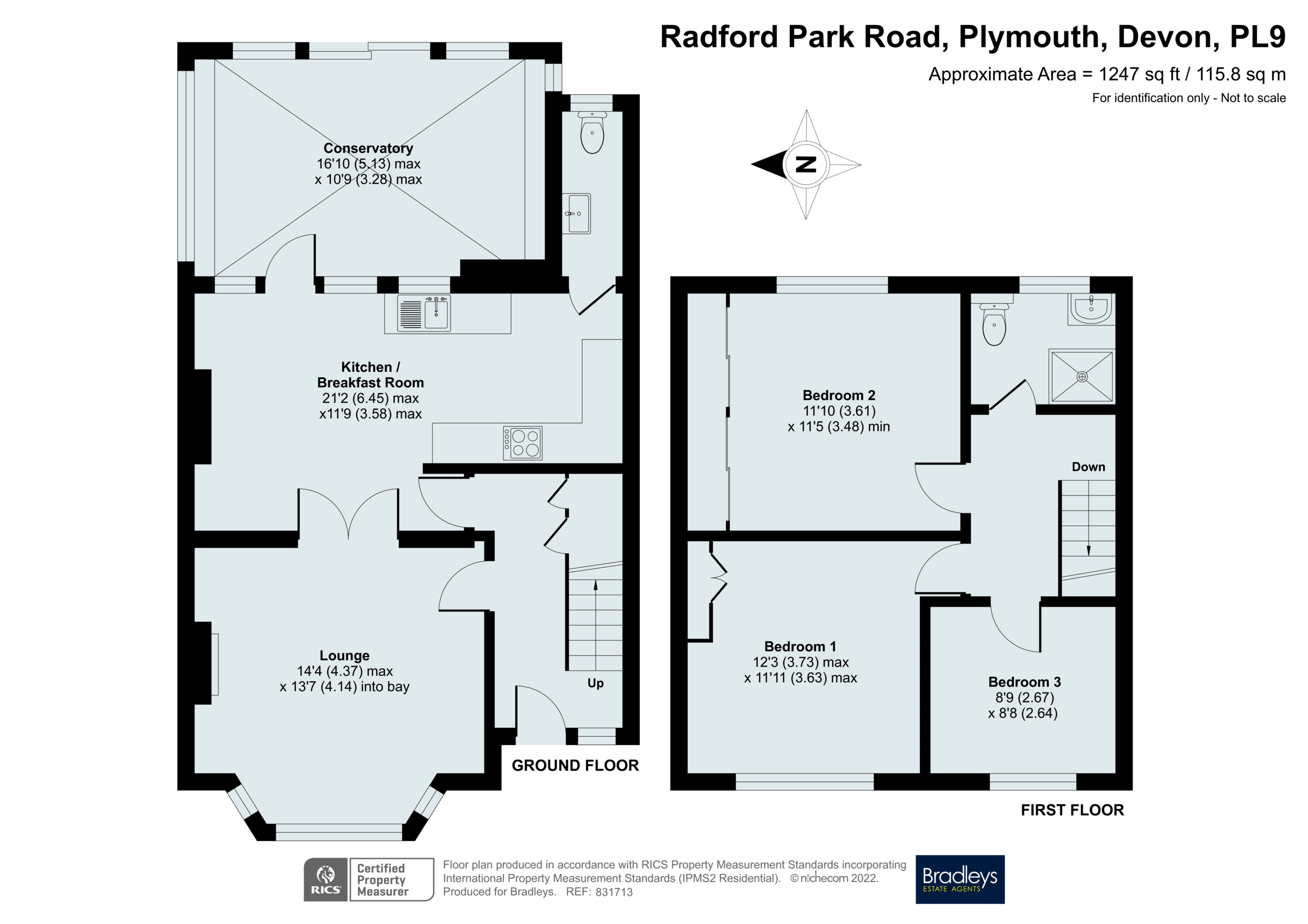 Radford Park Road, Devon floorplan