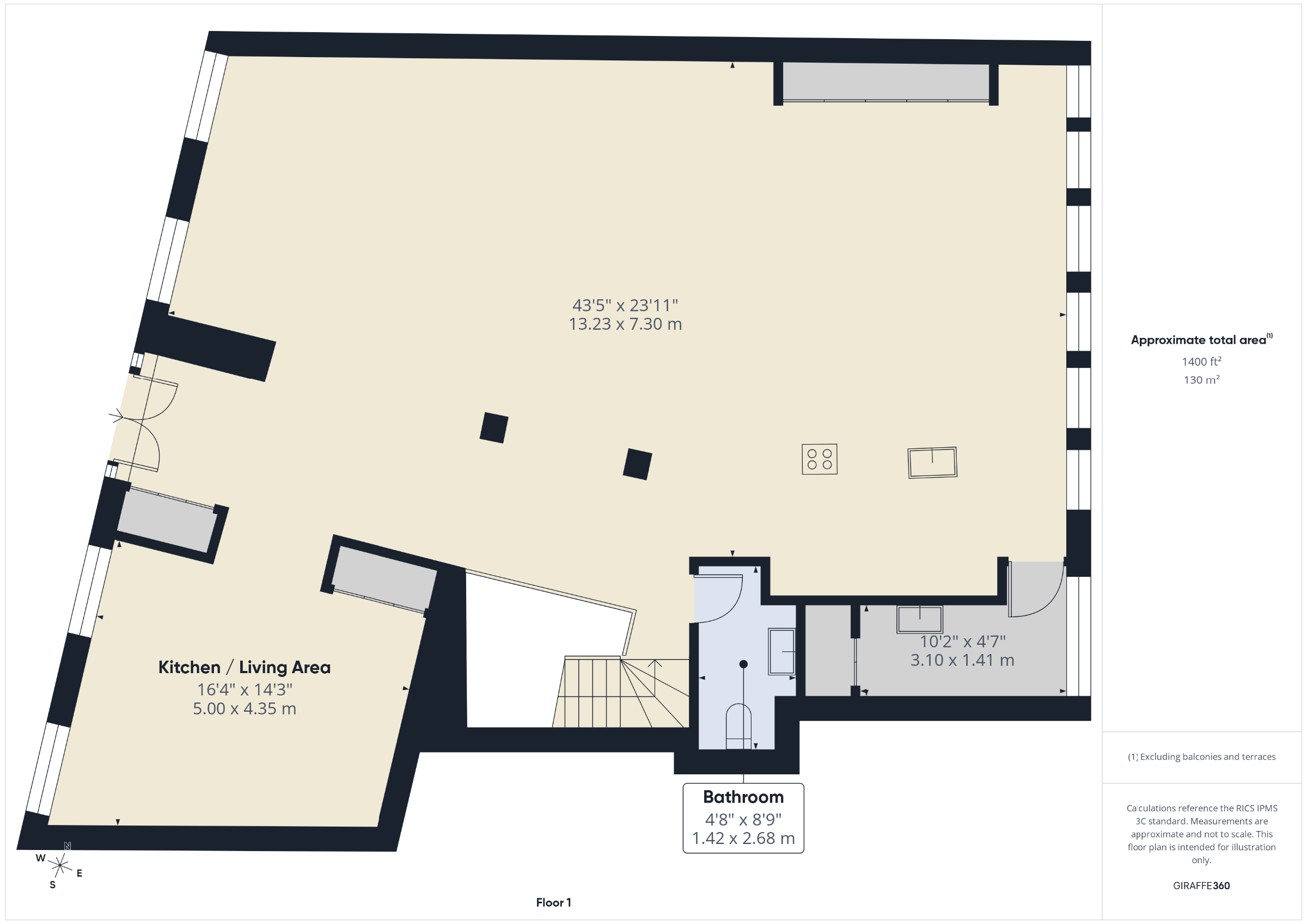 96 Portland Place, London floorplan