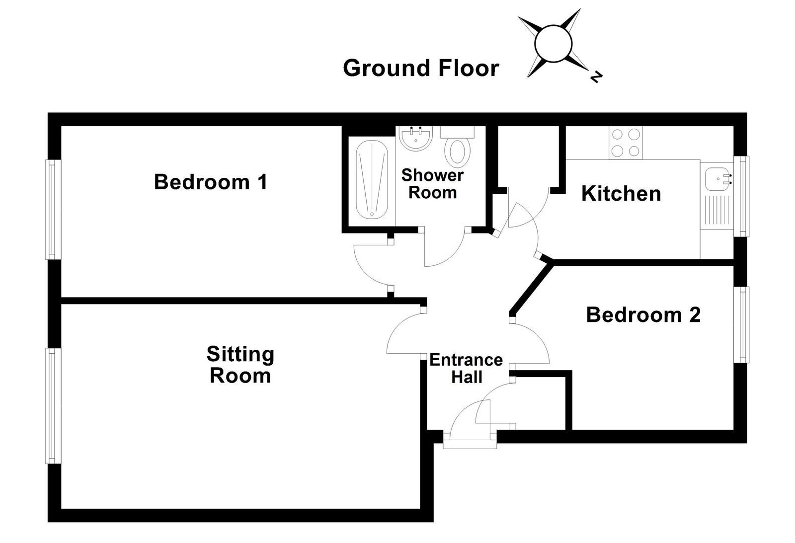 58, Pebble Court, Paignton floorplan