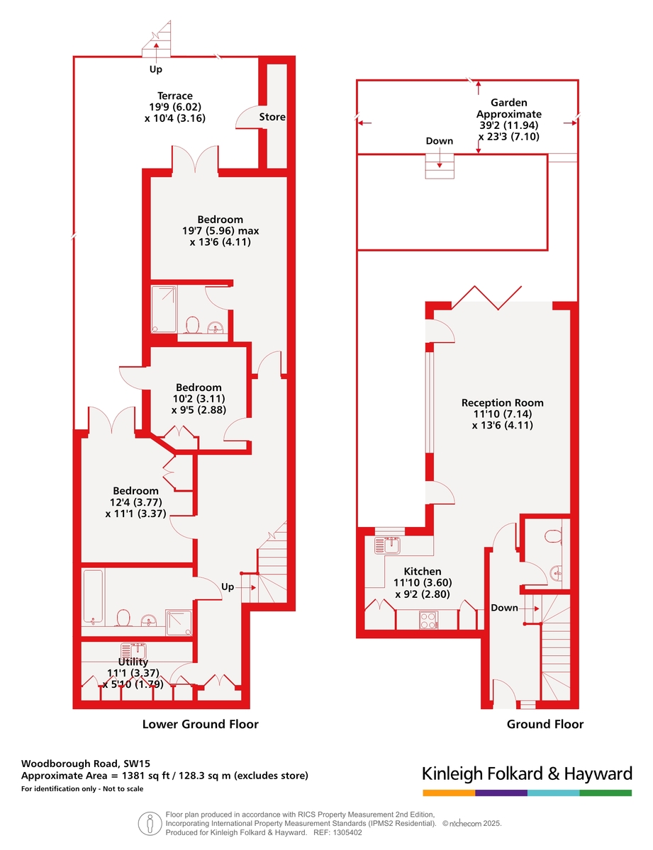 Flat 1, Gable House, 30, Woodborough Road, Putney, London floorplan