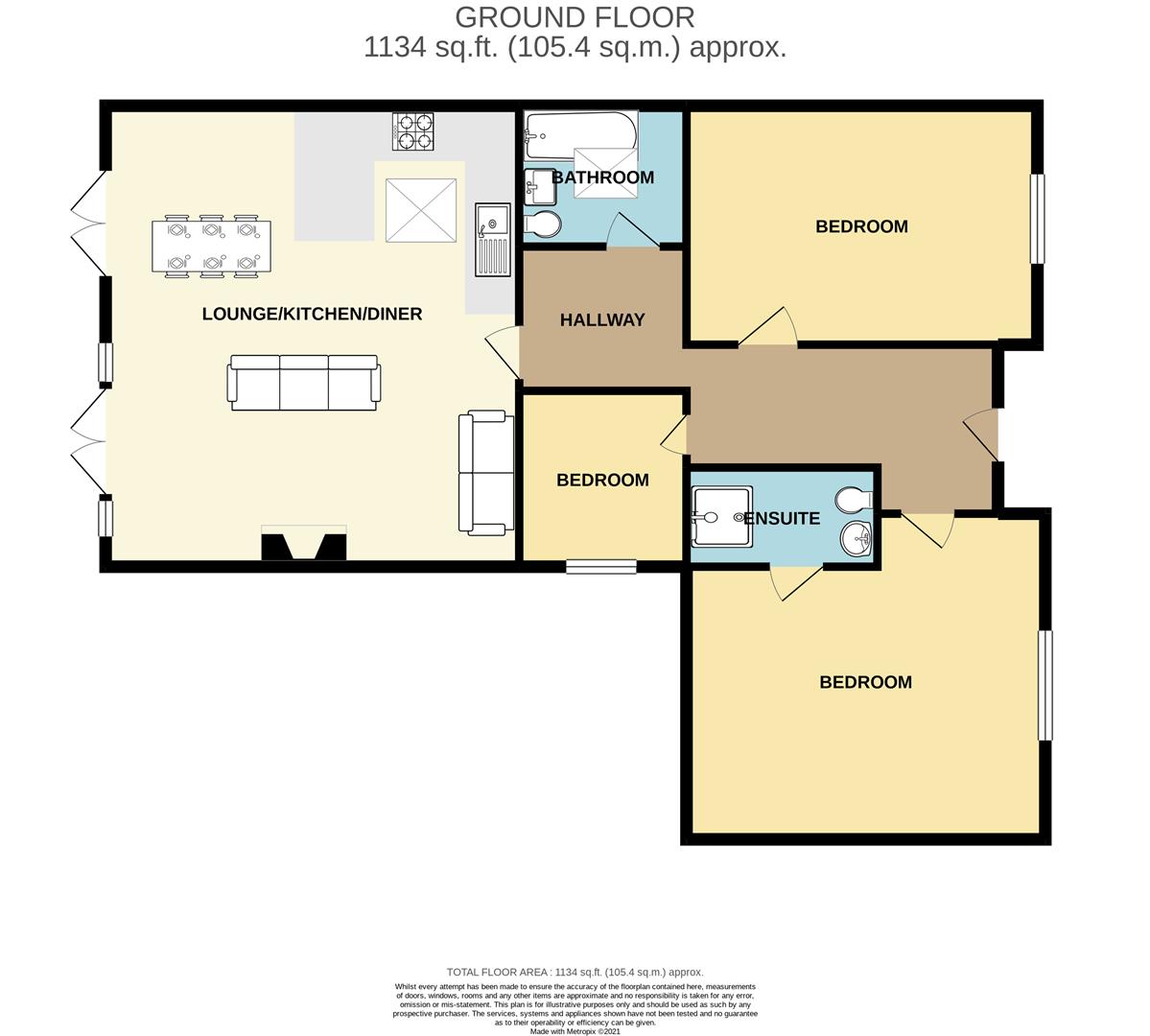 Main Street, Overseal DE12, 3 bedroom detached bungalow for sale